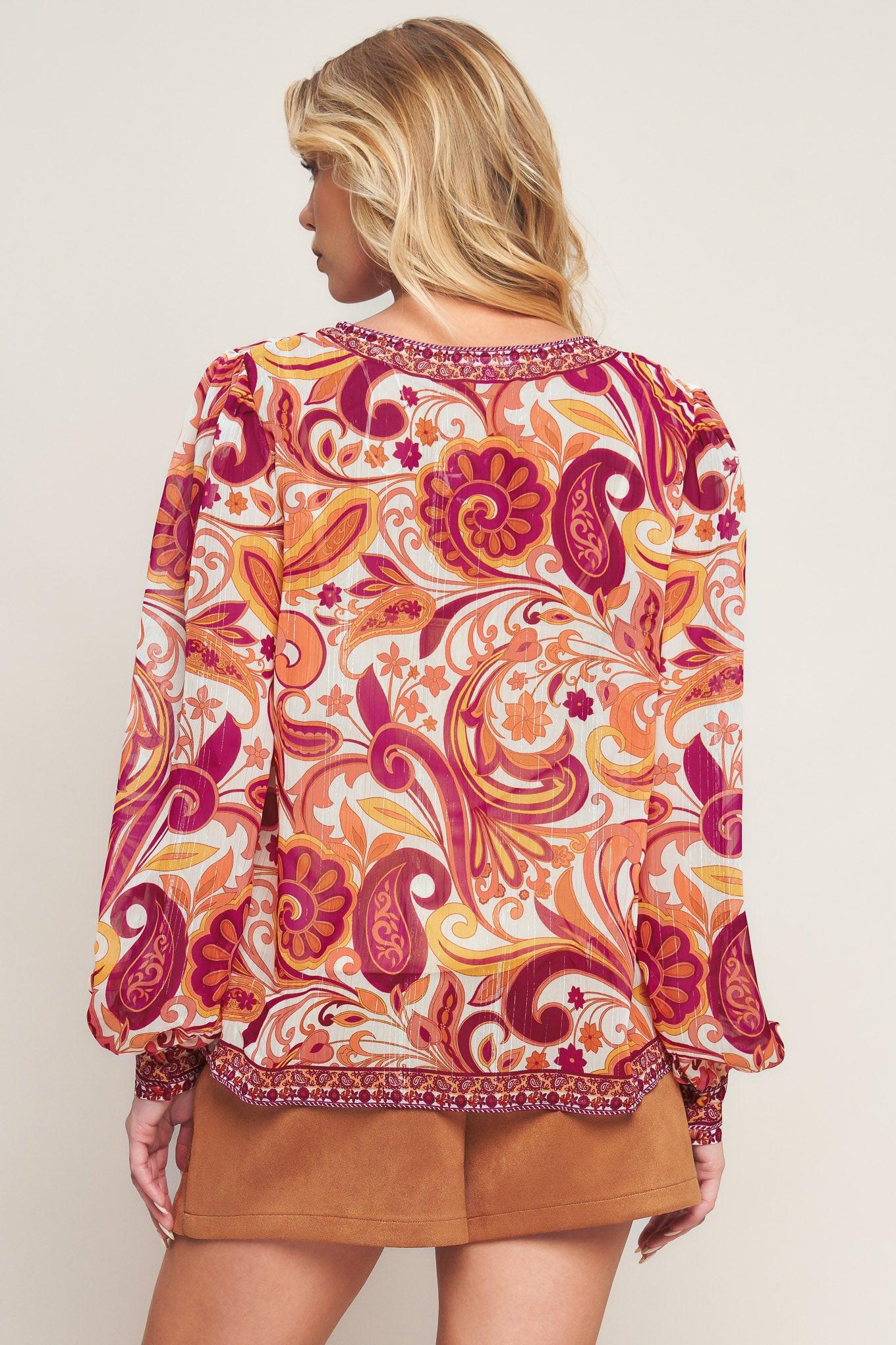 NEVER WANNA LEAVE WOVEN TOP.