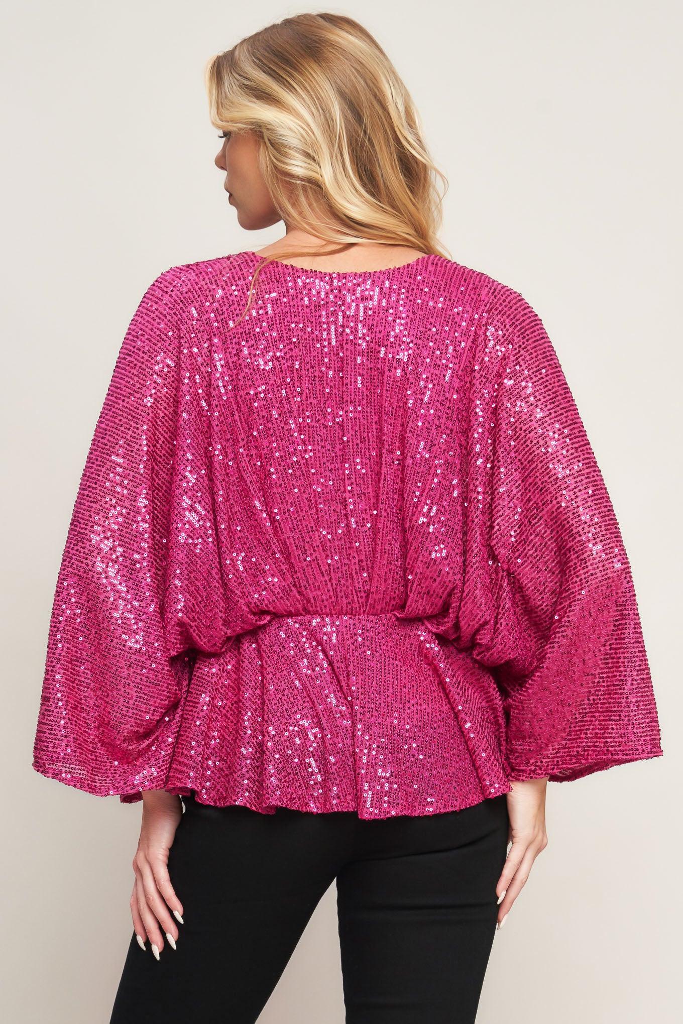 START OF FOREVER SEQUIN TOP.