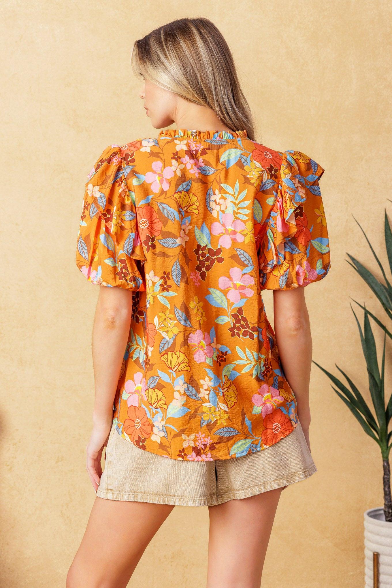 TOTAL FRILL WOVEN TOP - Flying Tomato - TOPS - Flying Tomato
