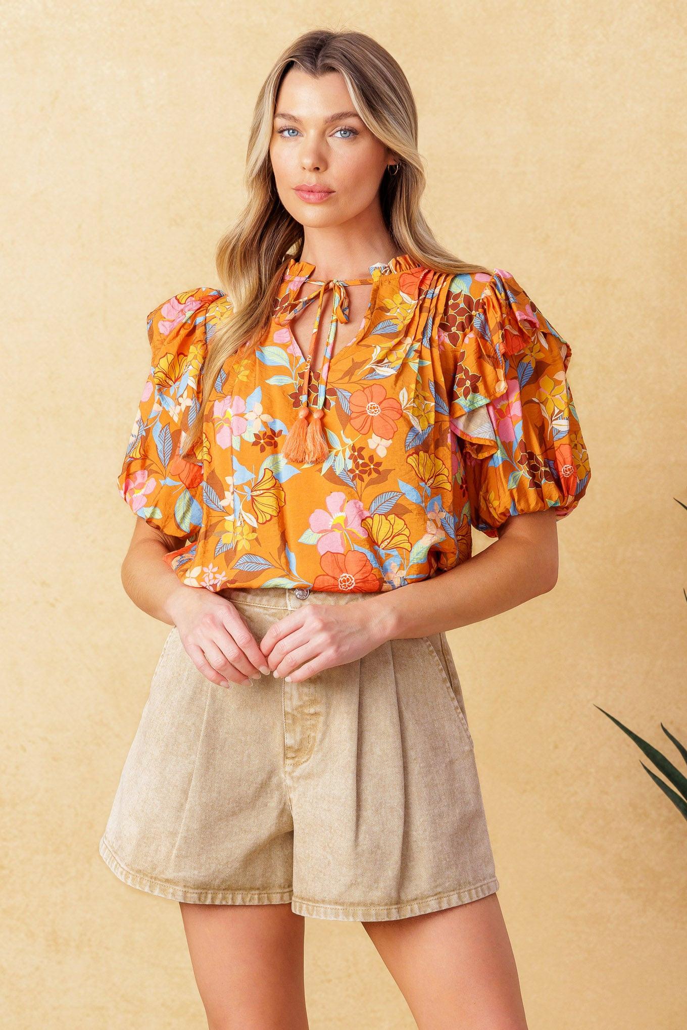 TOTAL FRILL WOVEN TOP - Flying Tomato - TOPS - Flying Tomato