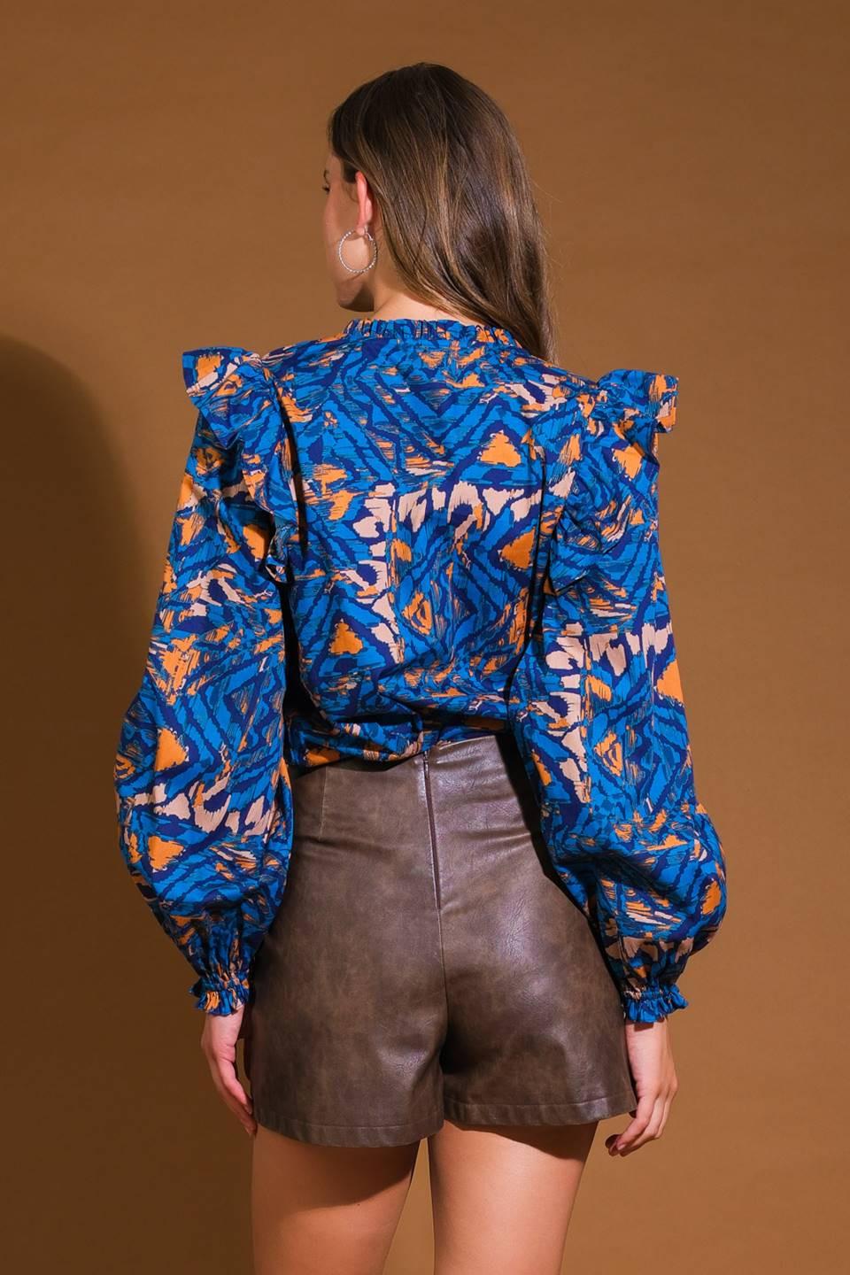 EAGLE CREST WOVEN TOP.