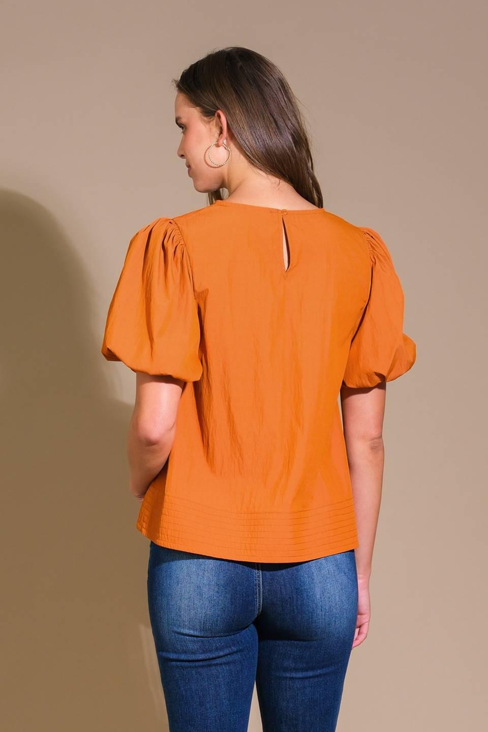 CAROLINA FOREST WOVEN TOP.