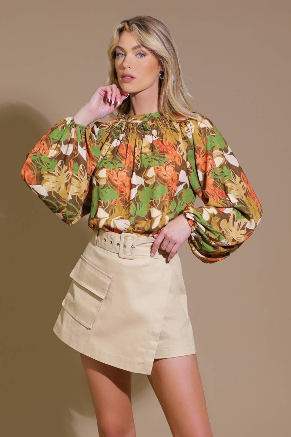 CALL IT LOVE WOVEN TOP.