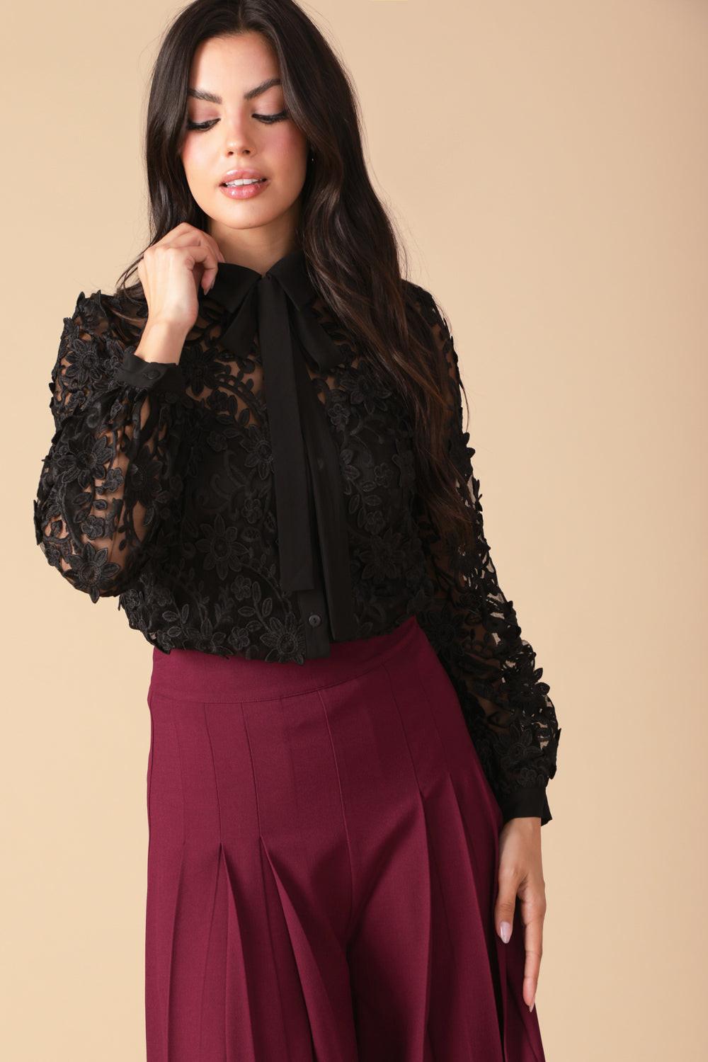 CALL IT FATE LACE TOP.