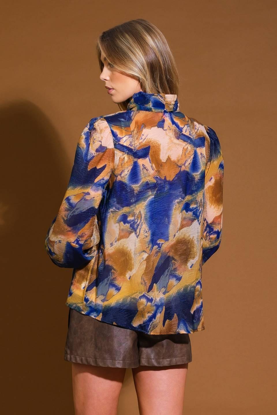 ALWAYS CELEBRATING WOVEN TOP.