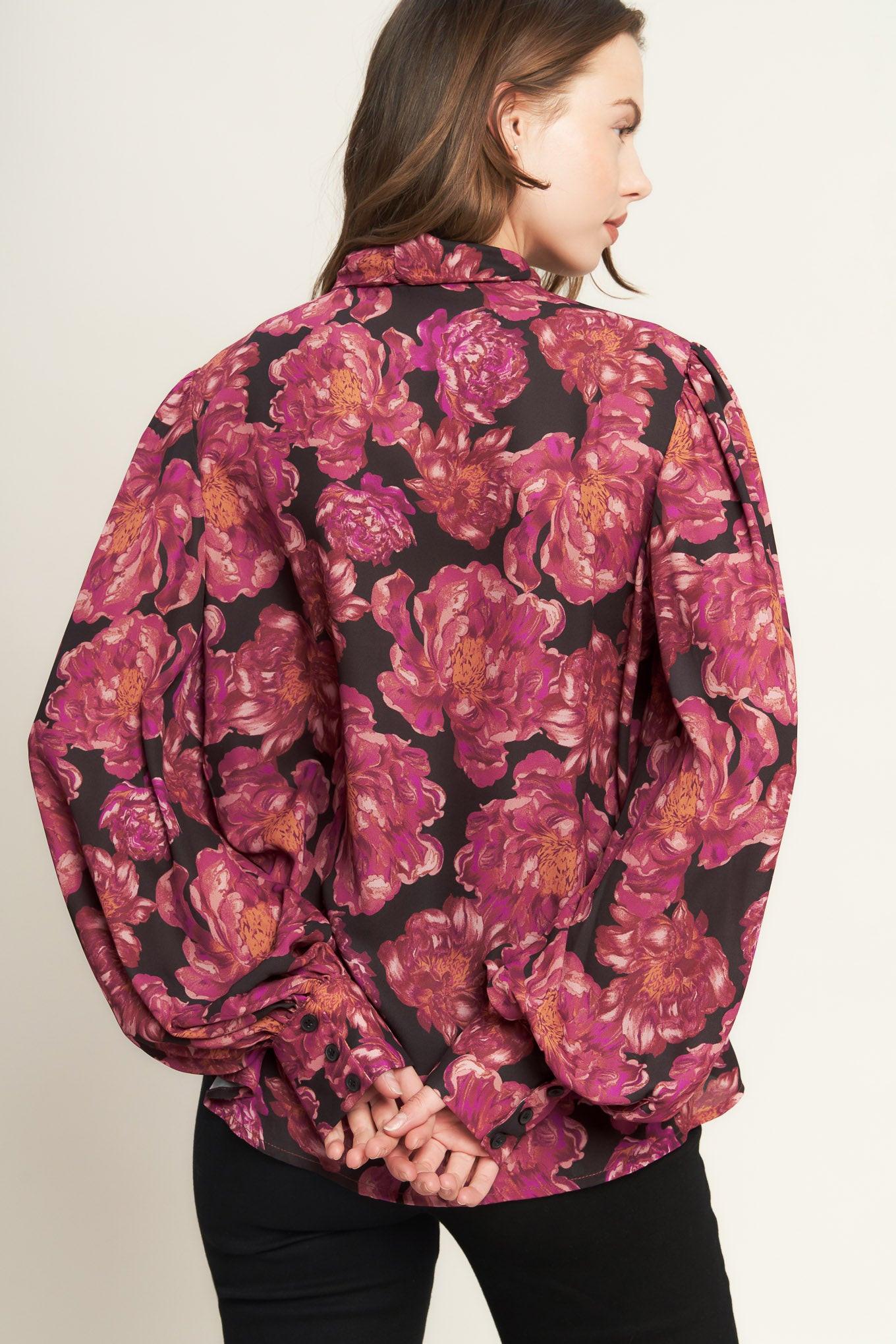 BEAUTIFUL EVENINGS WOVEN BLOUSE - FLYING TOMATO