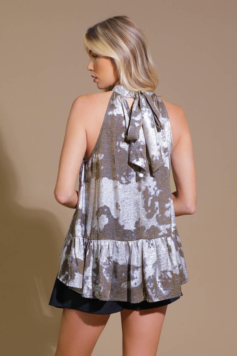 SO YOU SAY WOVEN TOP.