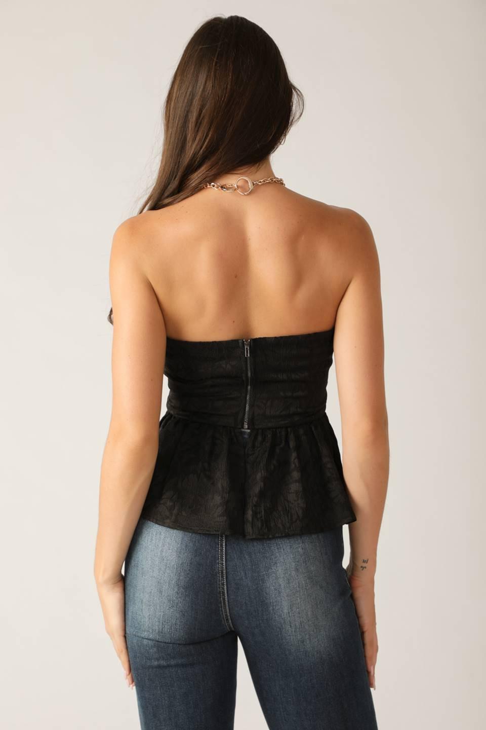 ELEGANT ESSENCE WOVEN TOP.