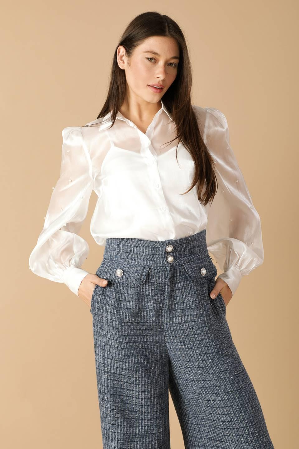GIRL ON THE GO ORGANZA TOP - Flying Tomato - TOPS - Flying Tomato