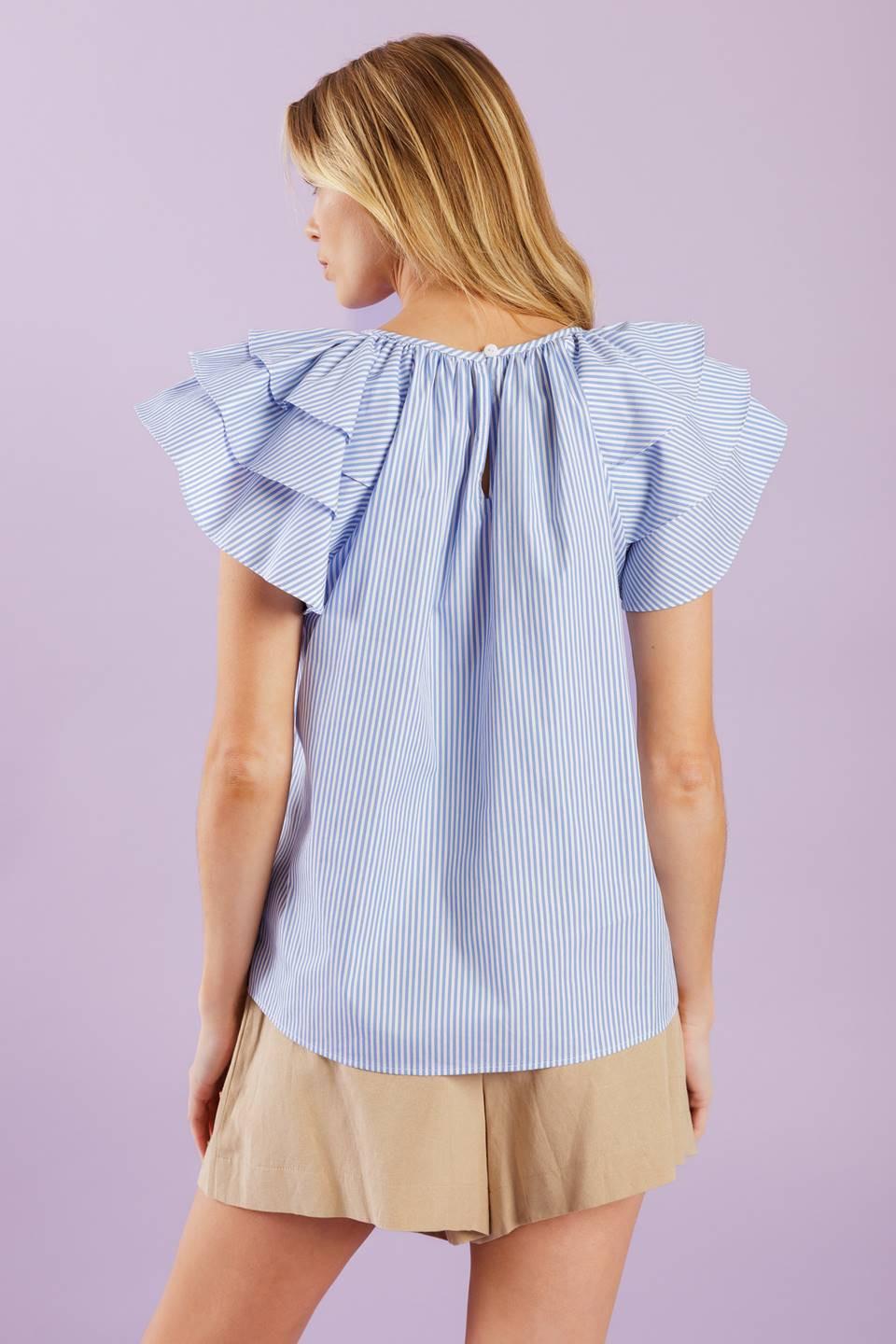 NEED YOU MORE WOVEN TOP.