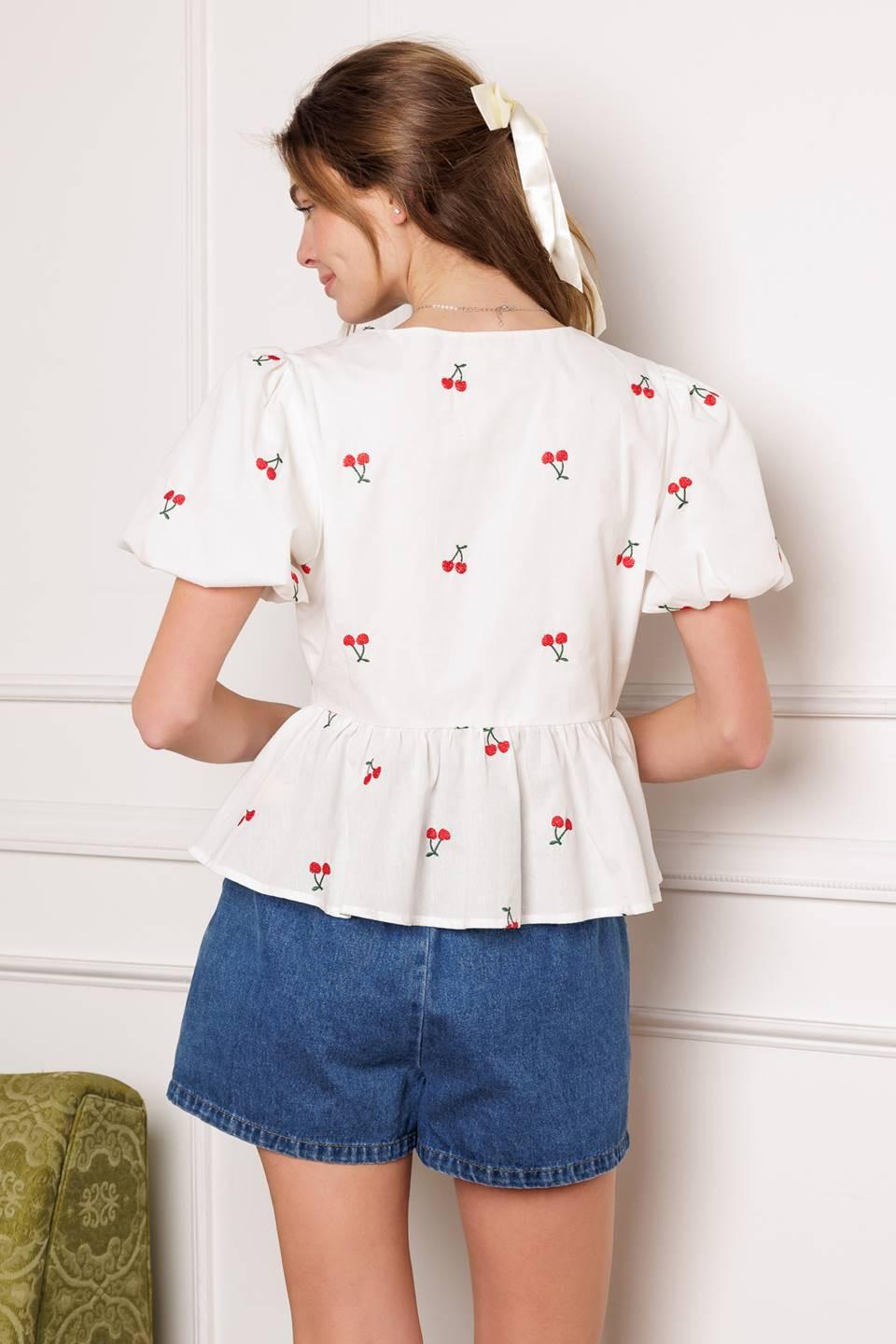 CLOSER THAN EVER WOVEN TOP.