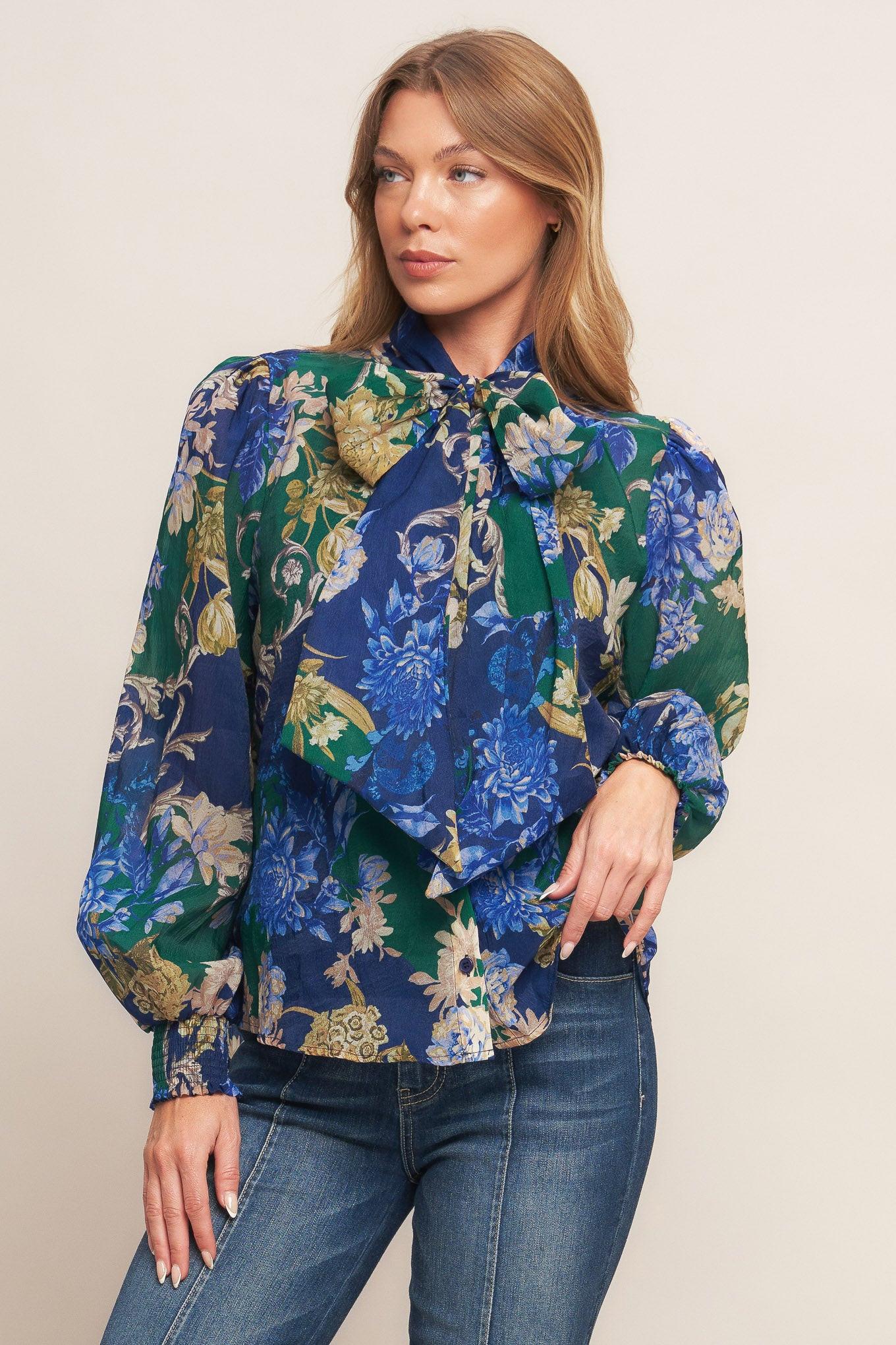 ROYAL TAPESTRY WOVEN TOP.