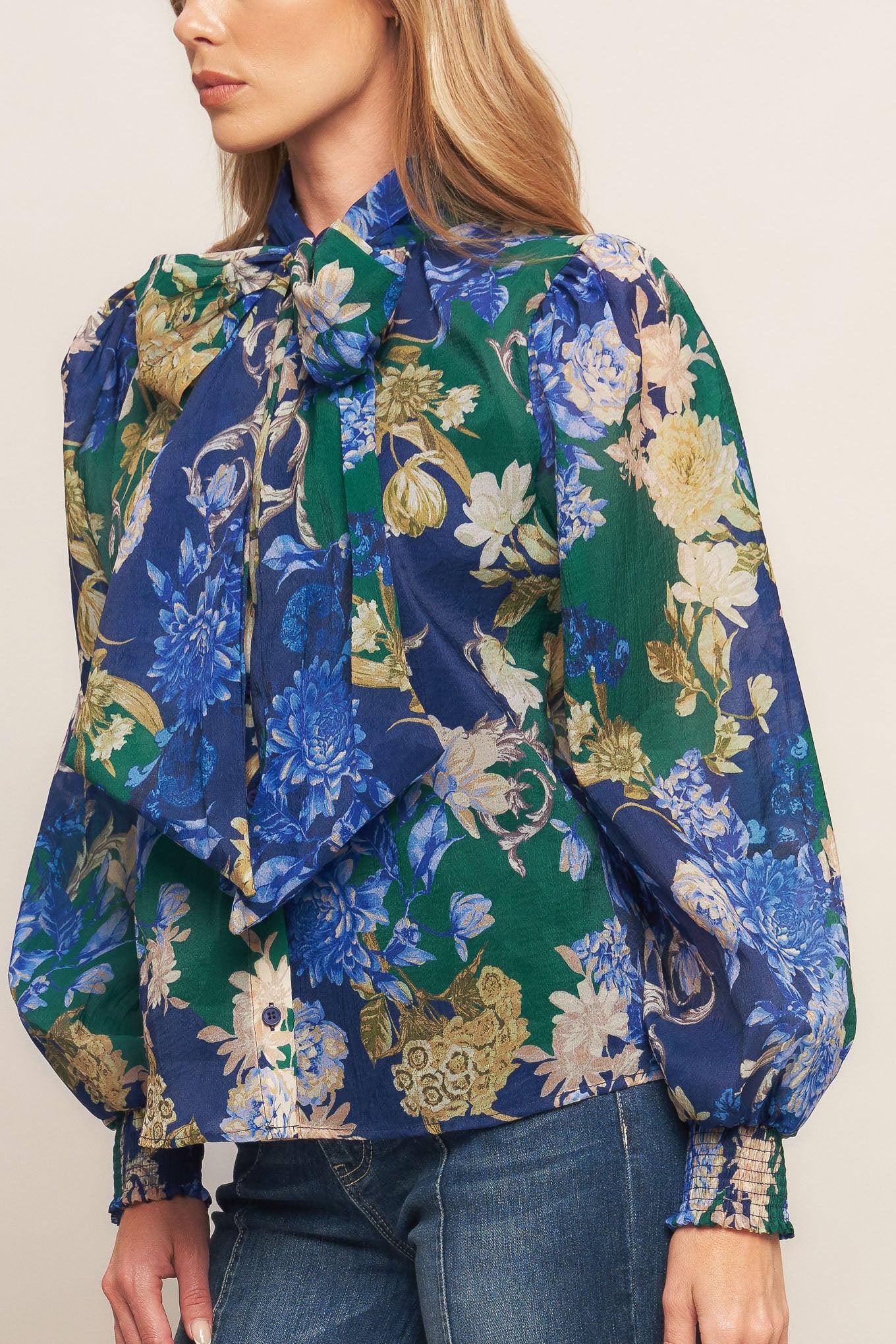 ROYAL TAPESTRY WOVEN TOP.