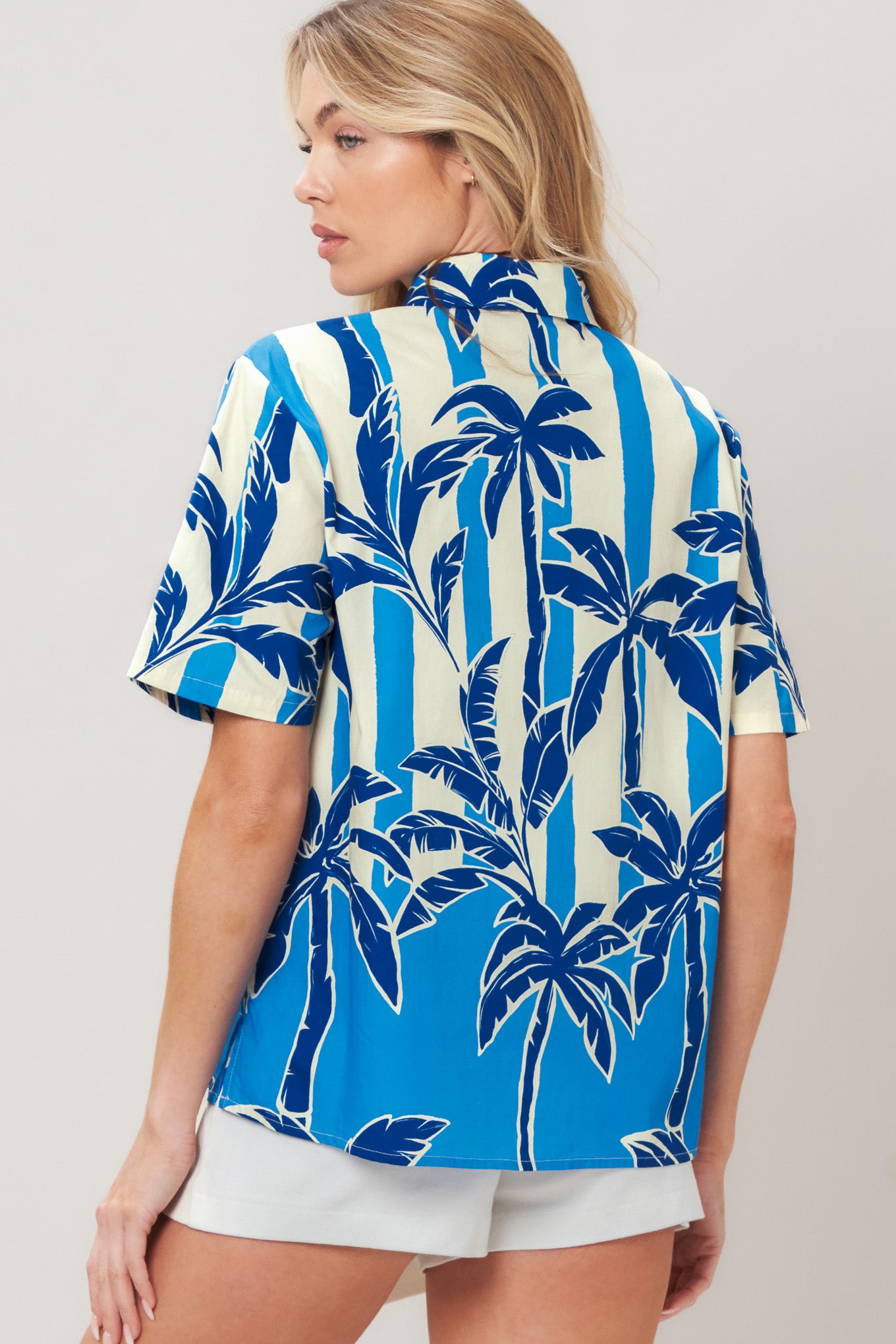 NOIR RESORT WOVEN TOP.