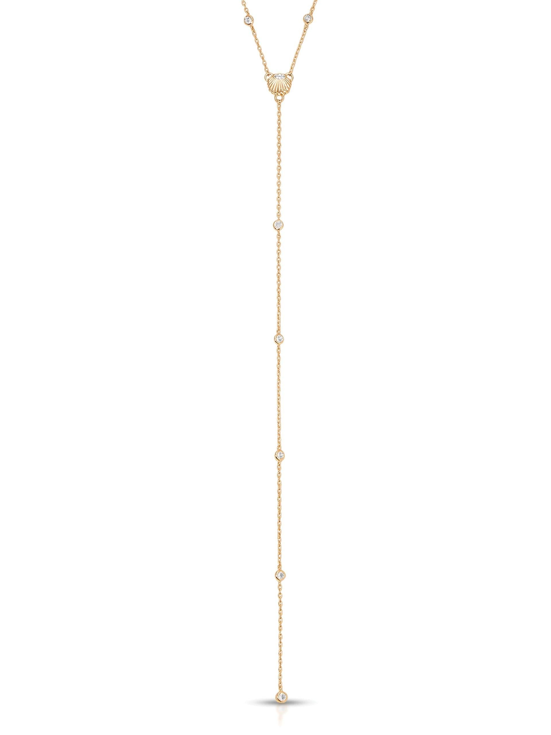 Santorini Shell Lariat.