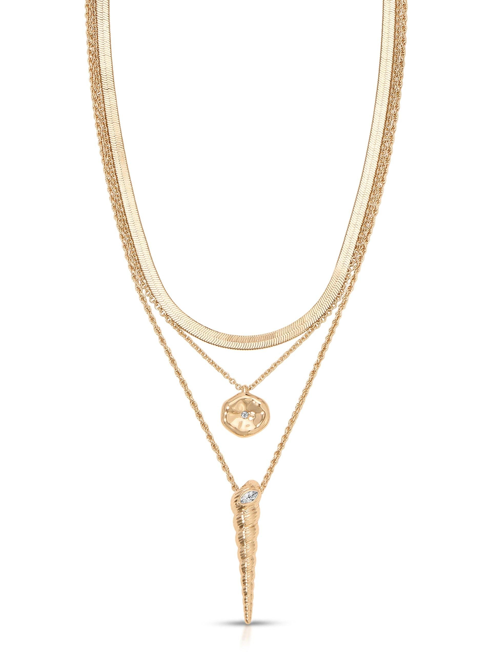 Saint Tropez Shell Necklace - Flying Tomato - Necklaces - Ettika