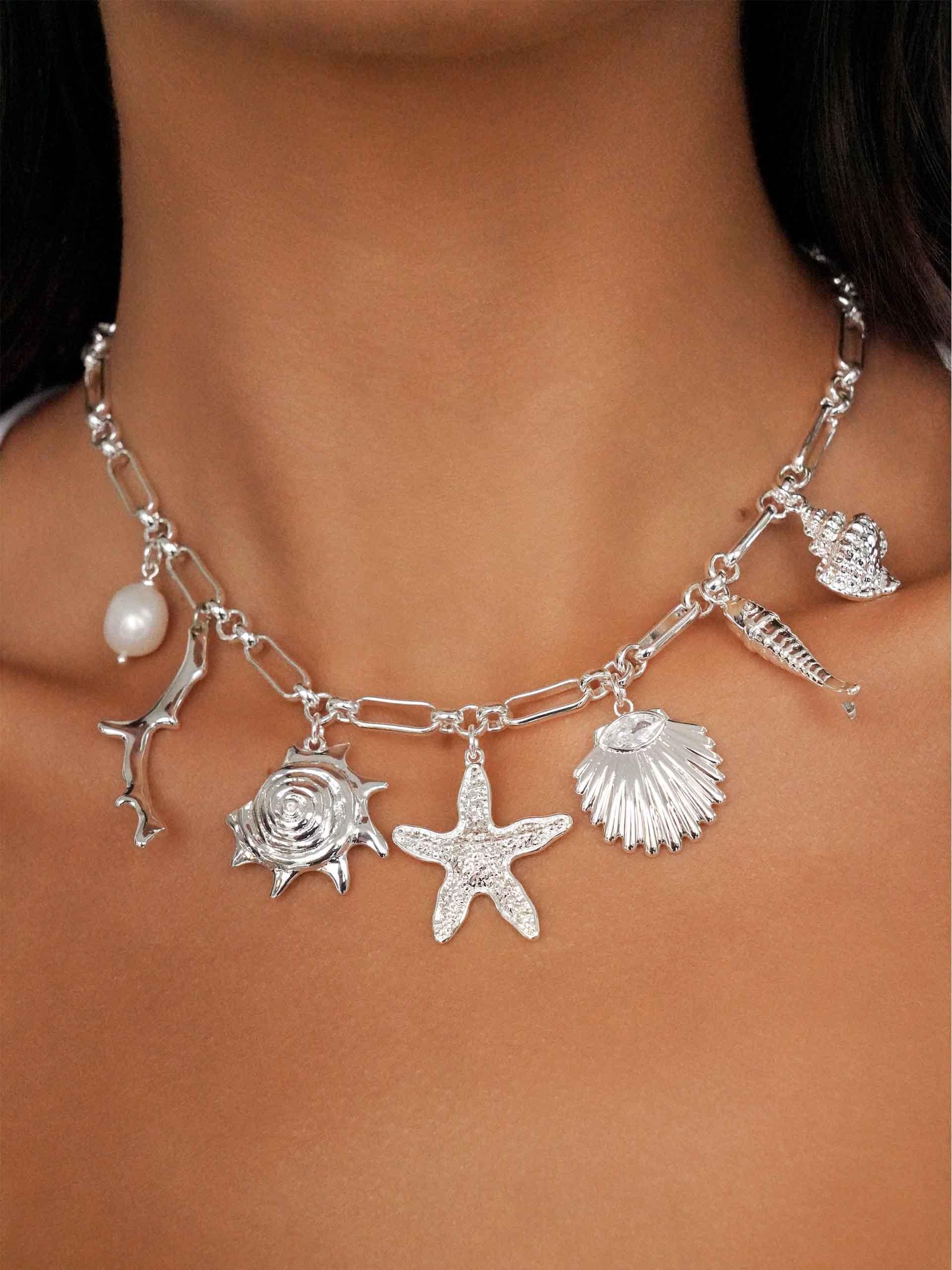 Oceanic Dreams Charm Necklace - Flying Tomato - Necklaces - Ettika