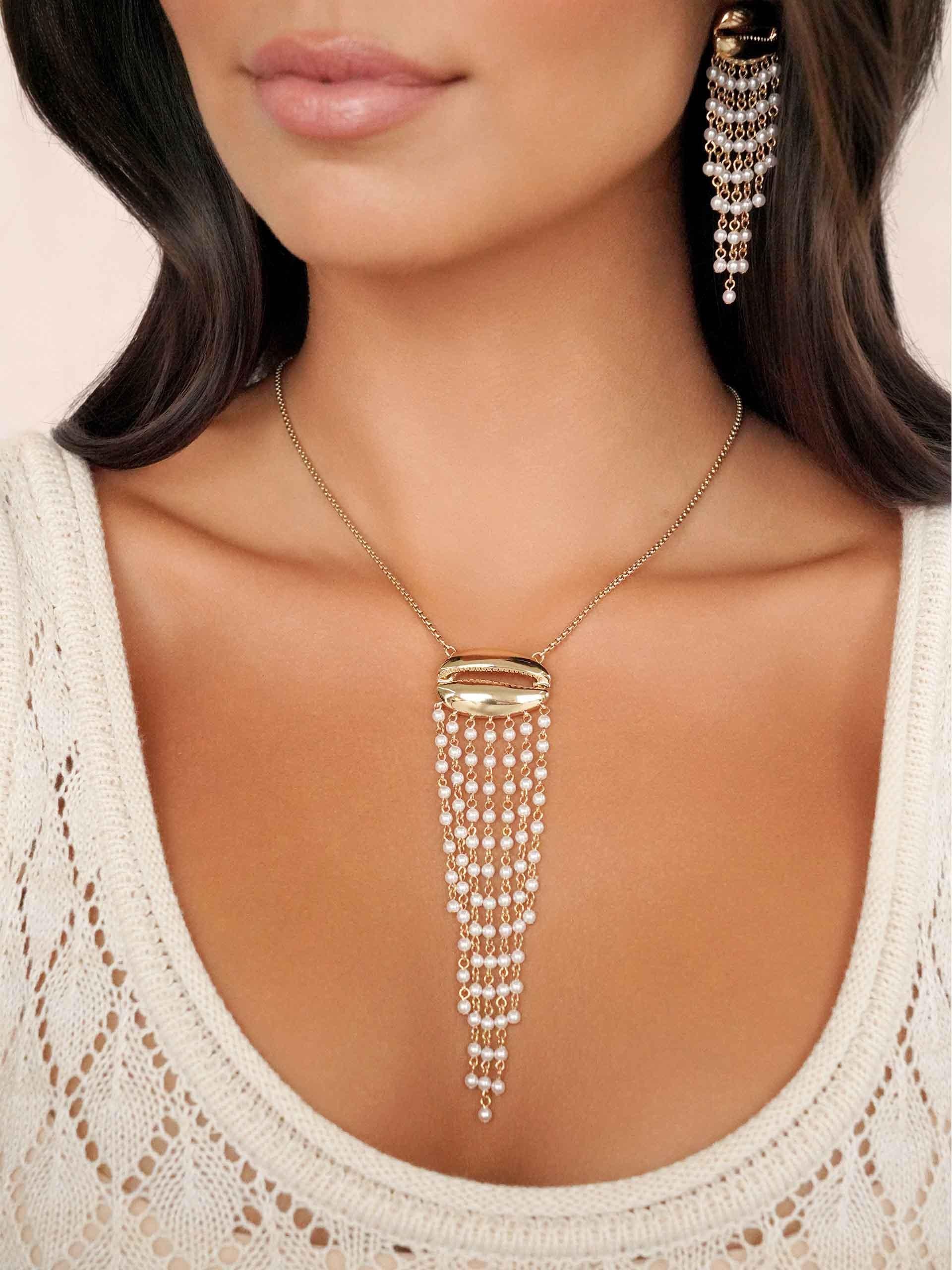Mykonos Shell Necklace - Flying Tomato - Necklaces - Ettika