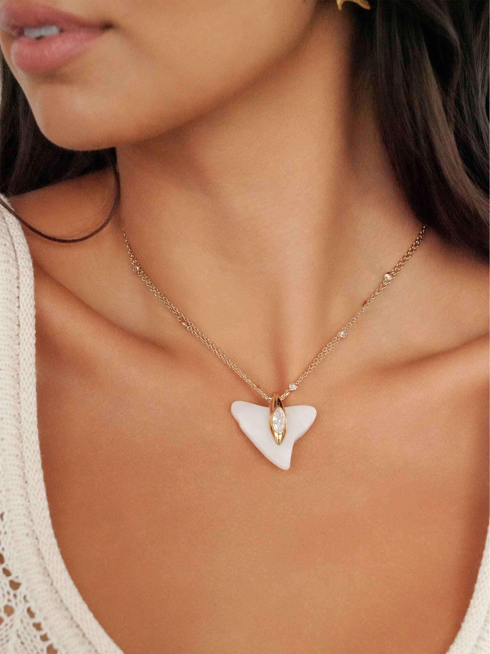 Deep Ocean Shark Necklace.