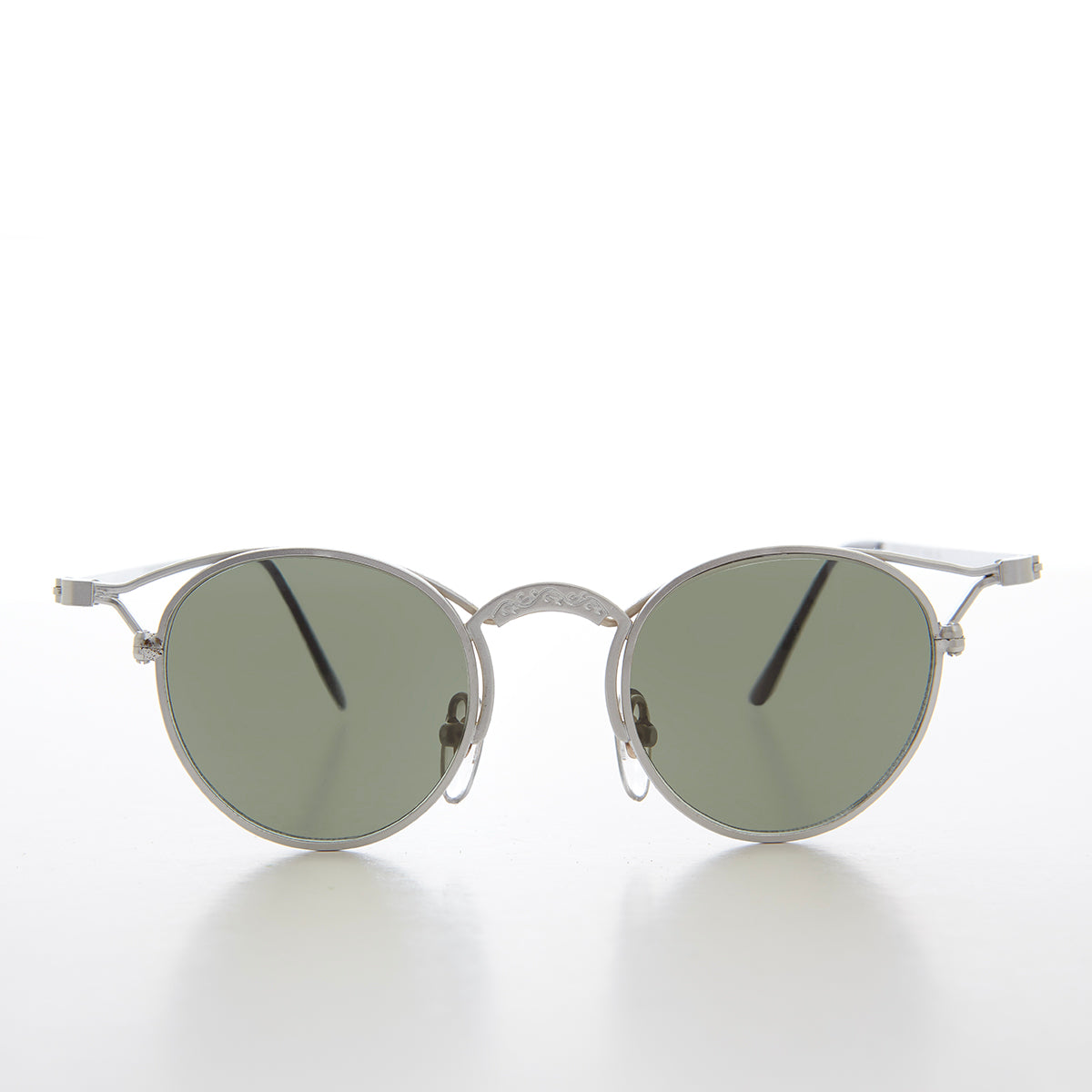Small Round Elaborate Vintage Sunglasses - Nicky