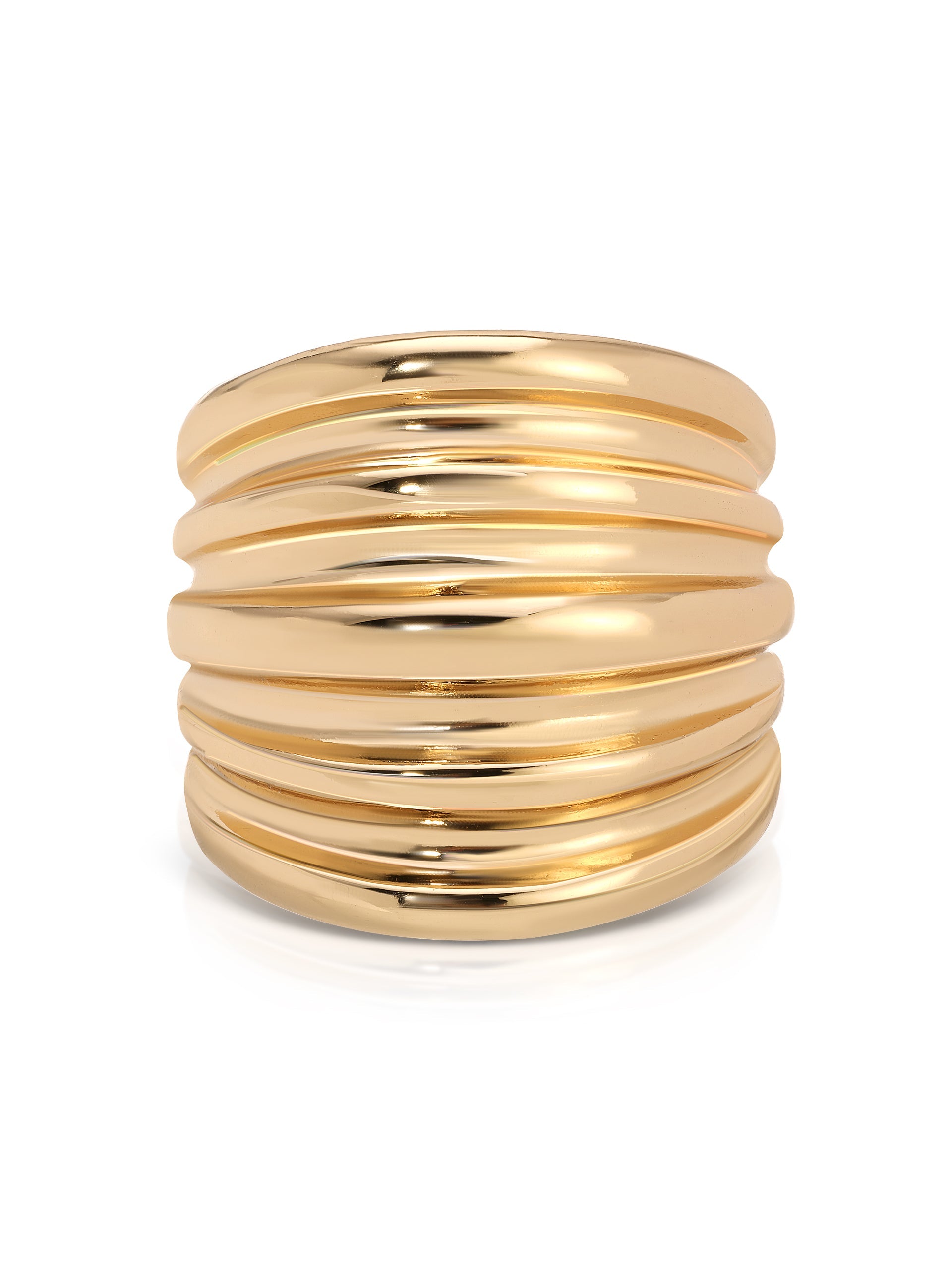 Stacked Band Ring.