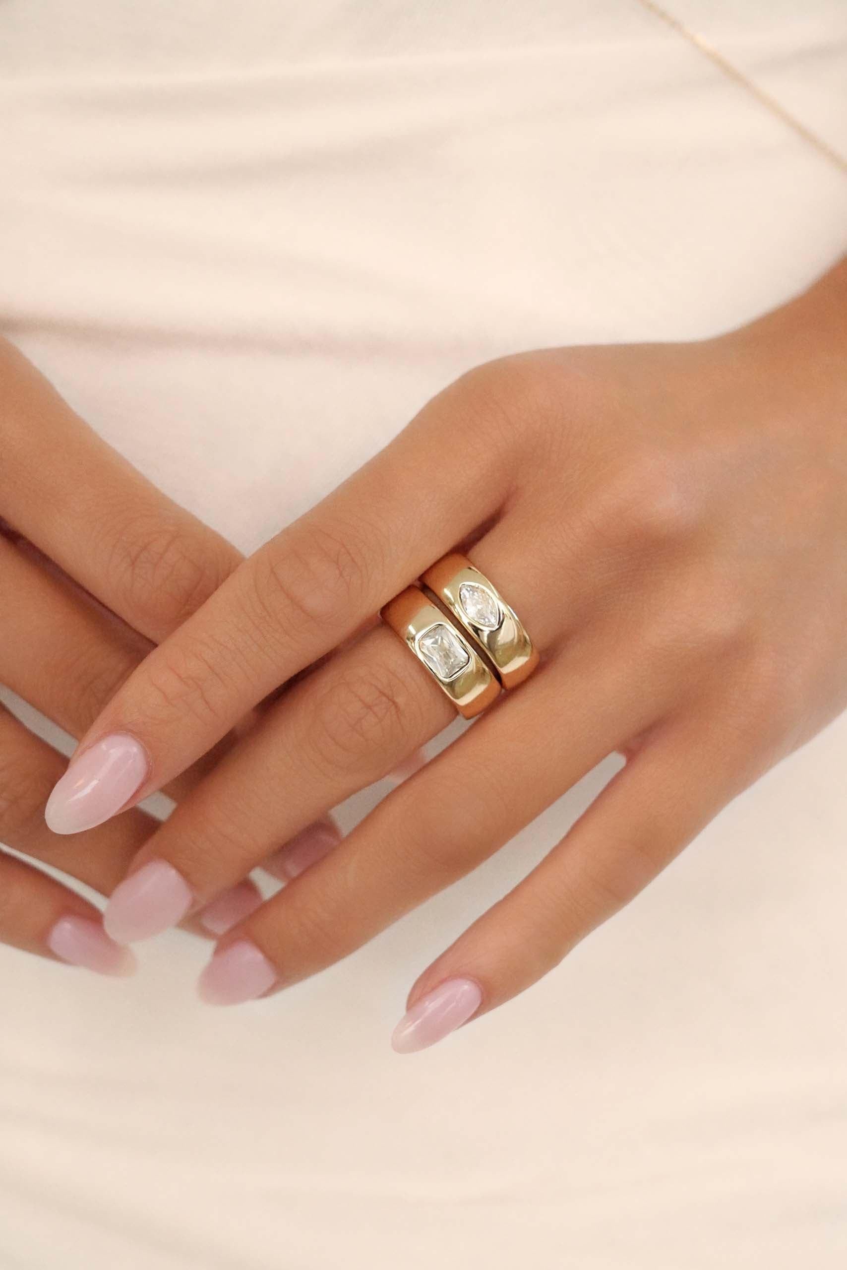 Marquise Cut Treasure Ring.