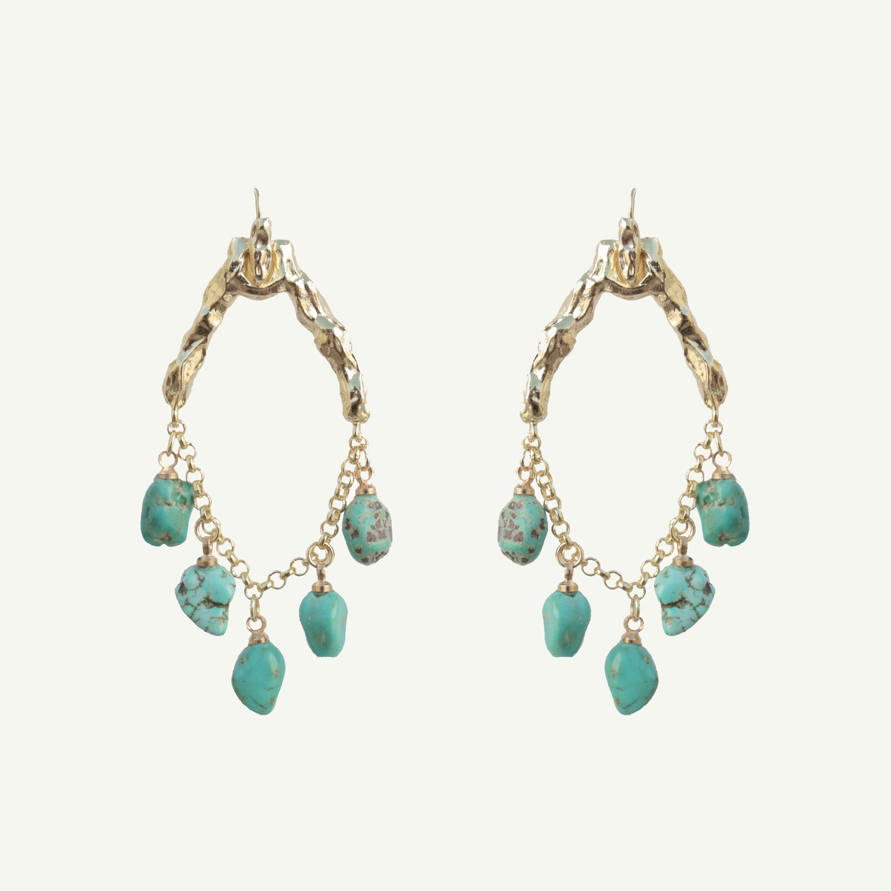 Selene Turquoise Earrings Small