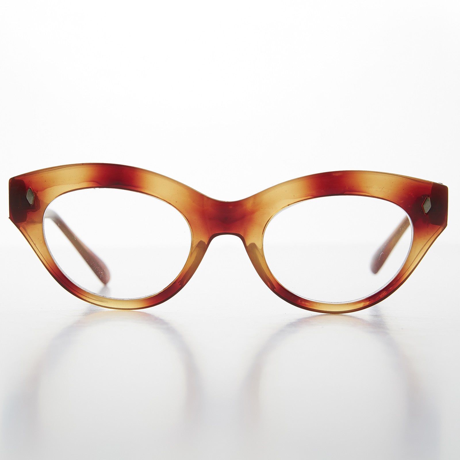Women's Cat Eye Vintage Eyeglass Frame RX Optical Quality - Sherry