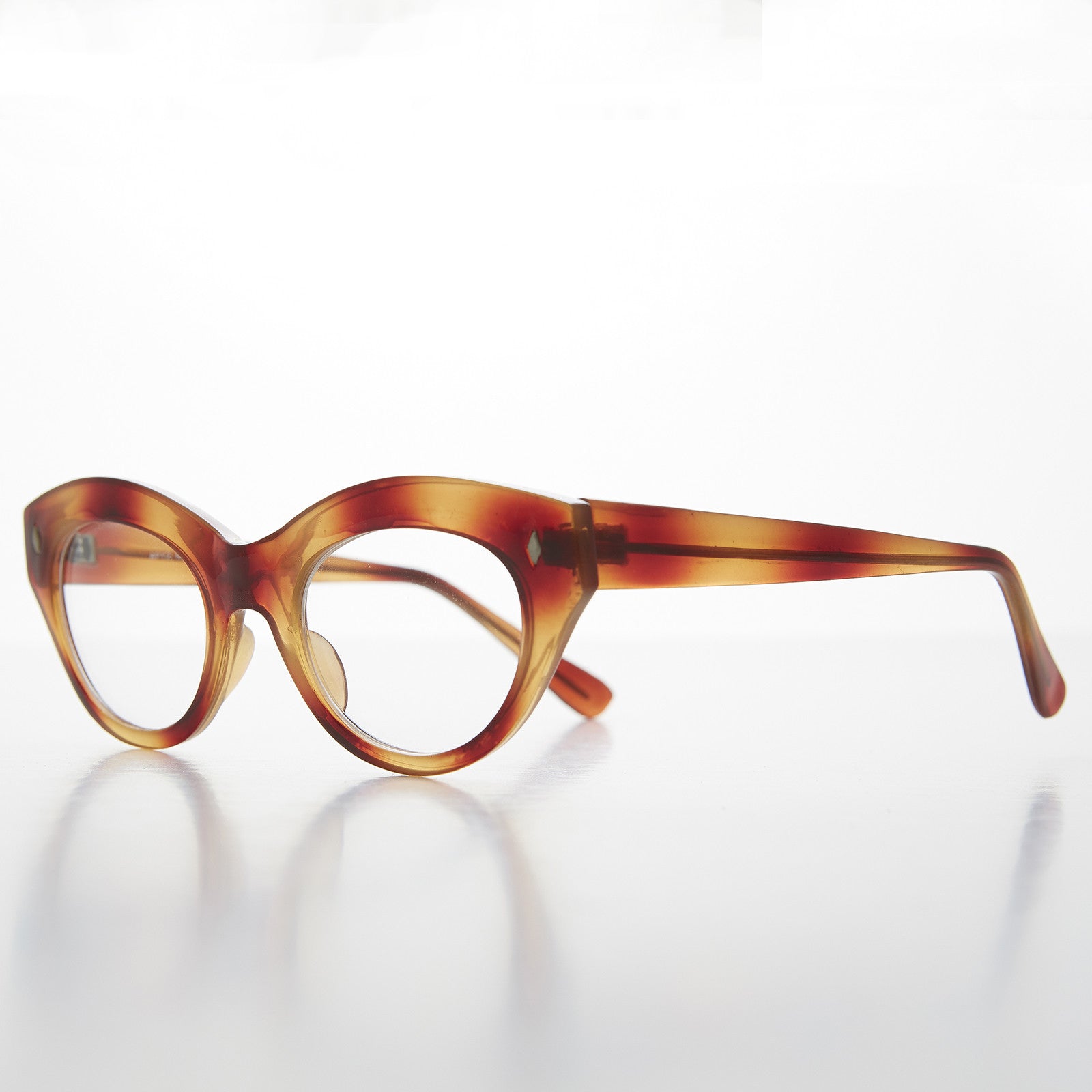 Women's Cat Eye Vintage Eyeglass Frame RX Optical Quality - Sherry