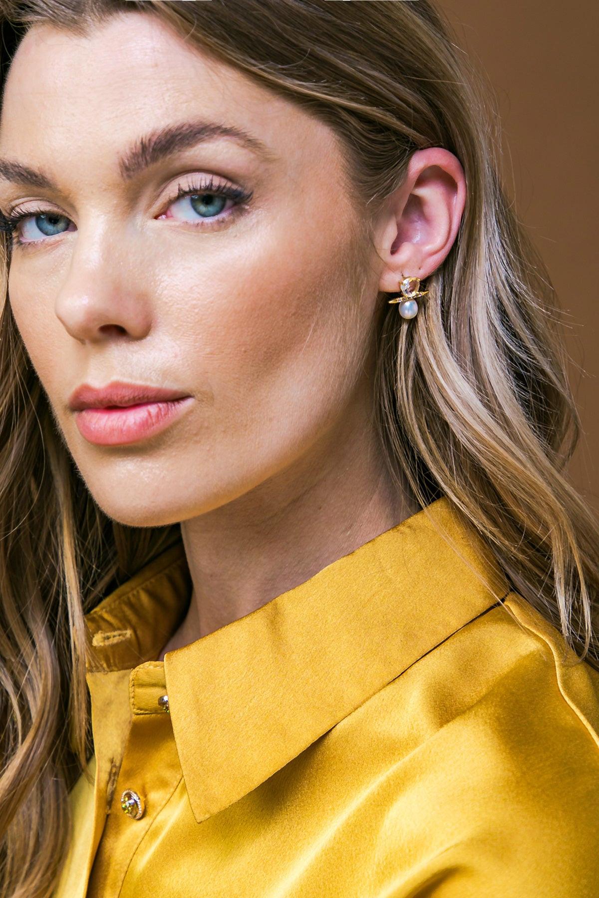 KIMBERLY PEARLY EARRINGS.