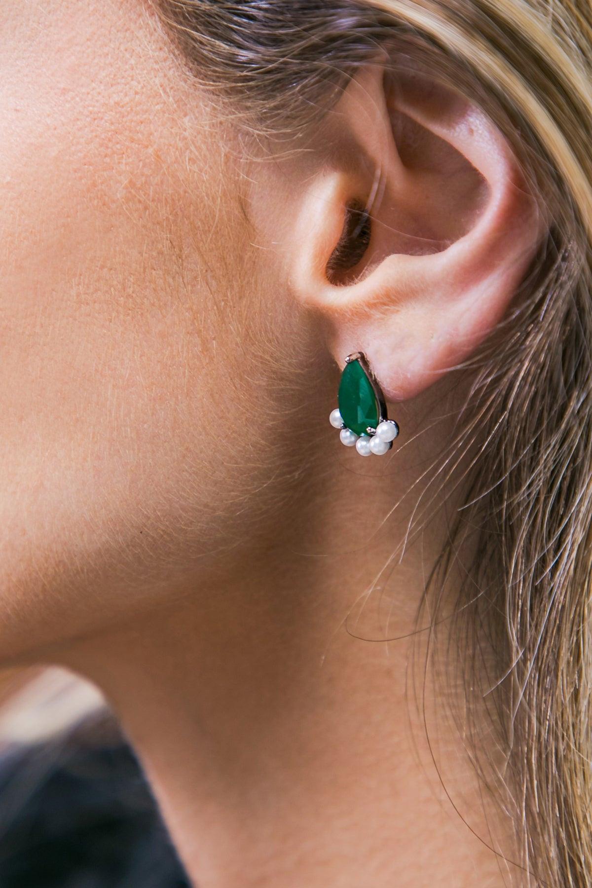 VICTORIA TEARDROP EARRINGS.