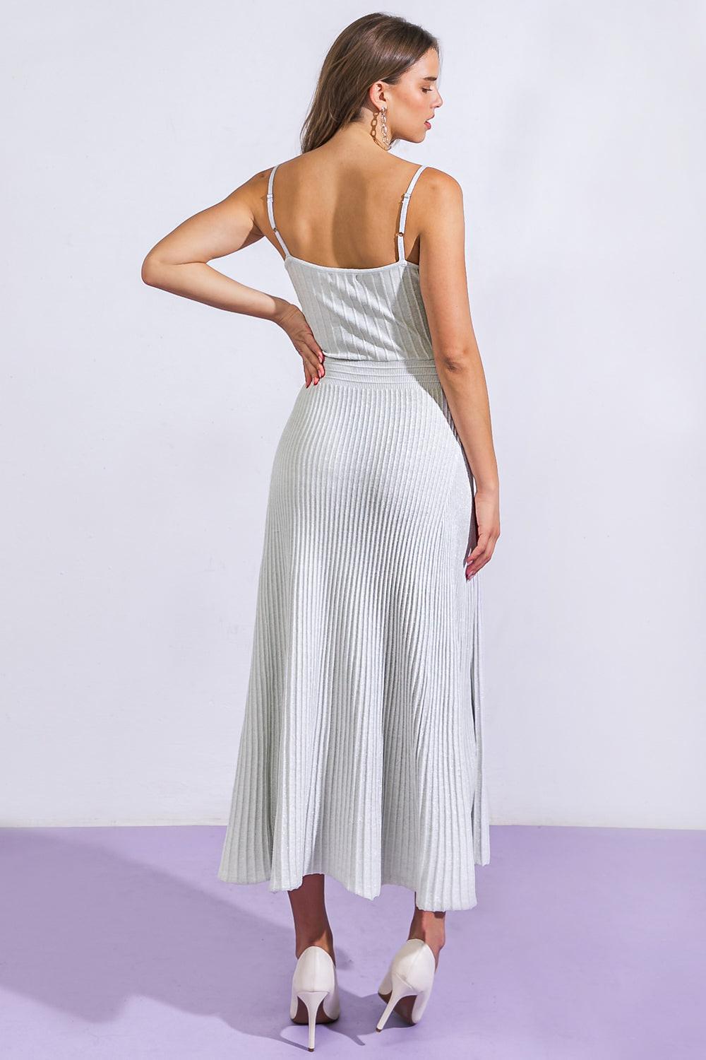 GONE IN A BLINK KNIT DRESS.