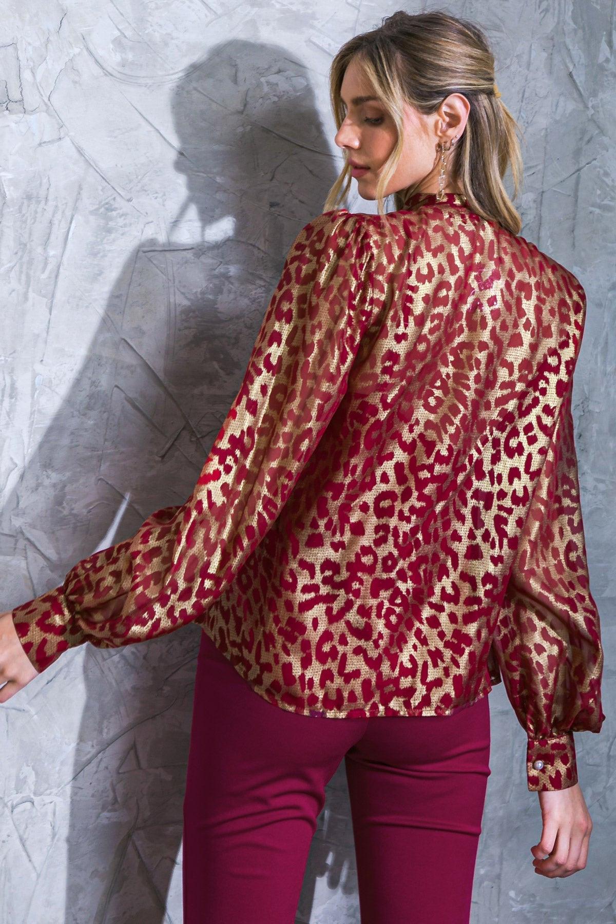 BEYOND COMPARE SEMI-SHEER TOP.
