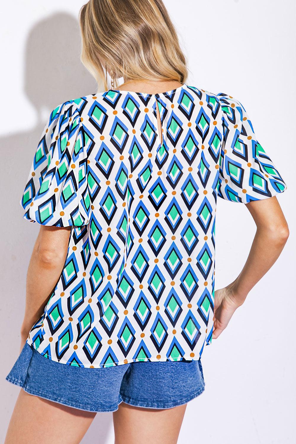 FRESH TAKE WOVEN TOP.