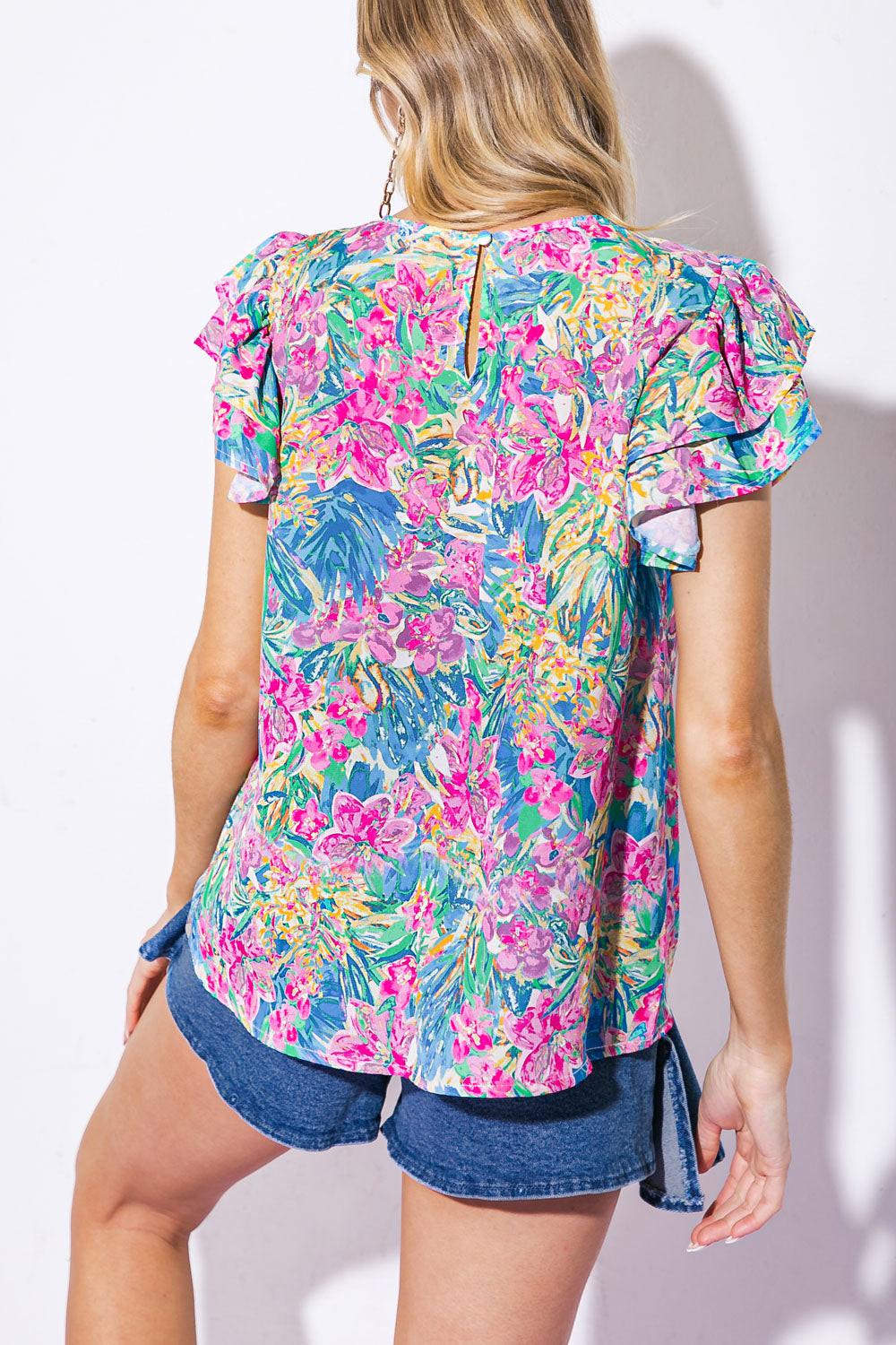AWARE OF THIS WOVEN TOP.