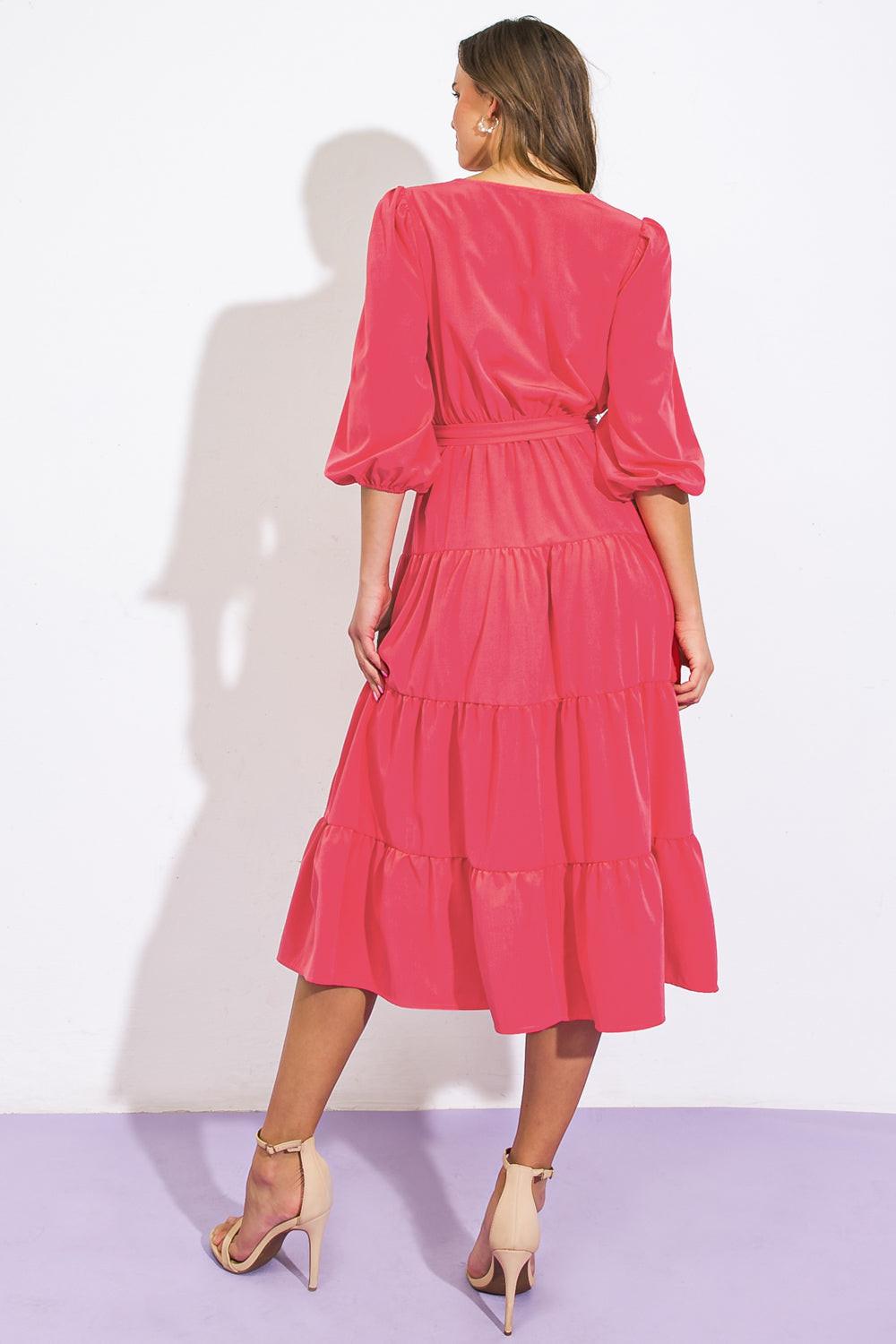 SECRET WHISPERS MIDI DRESS - Flying Tomato - DRESSES - A.Calin
