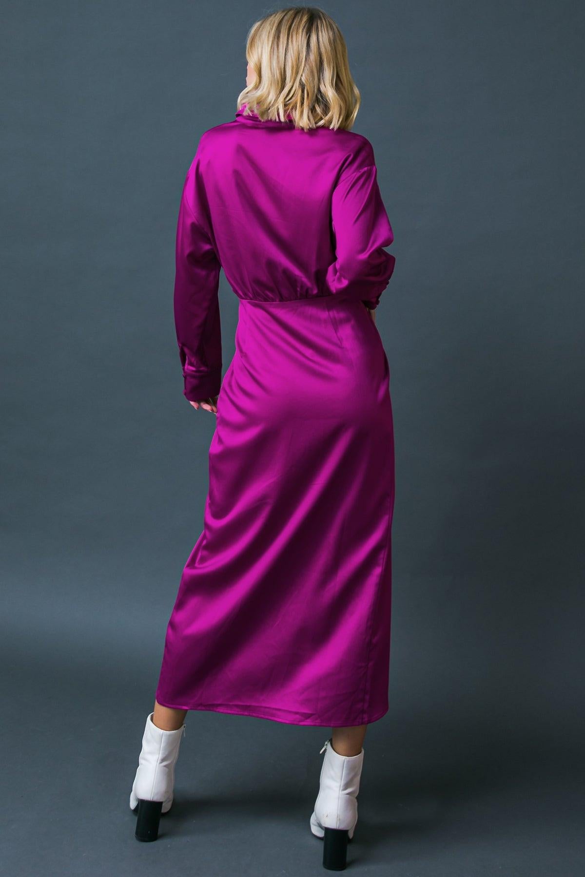 TOO GOOD TO BE TRUE WOVEN MIDI DRESS.