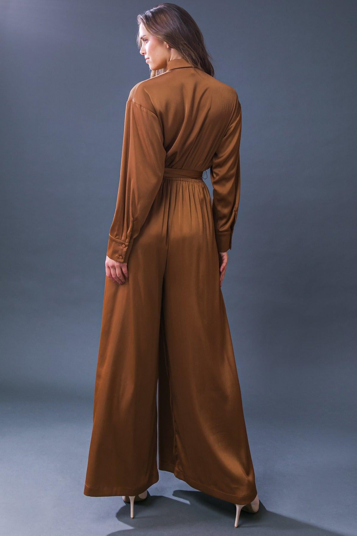 SIMPLY TRENDY WOVEN JUMPSUIT.