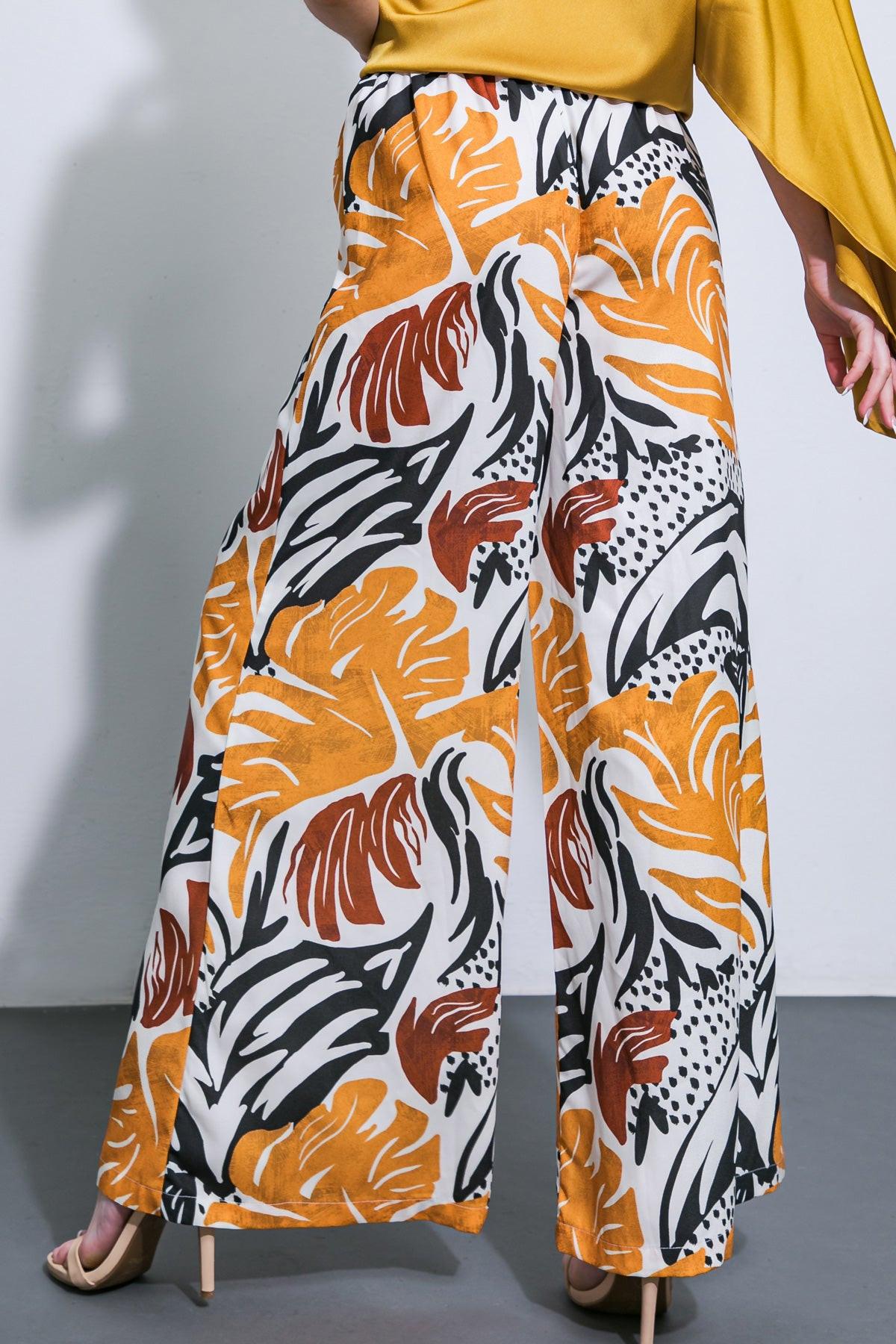 WHERE THE WIND WOVEN MIDI PANTS.