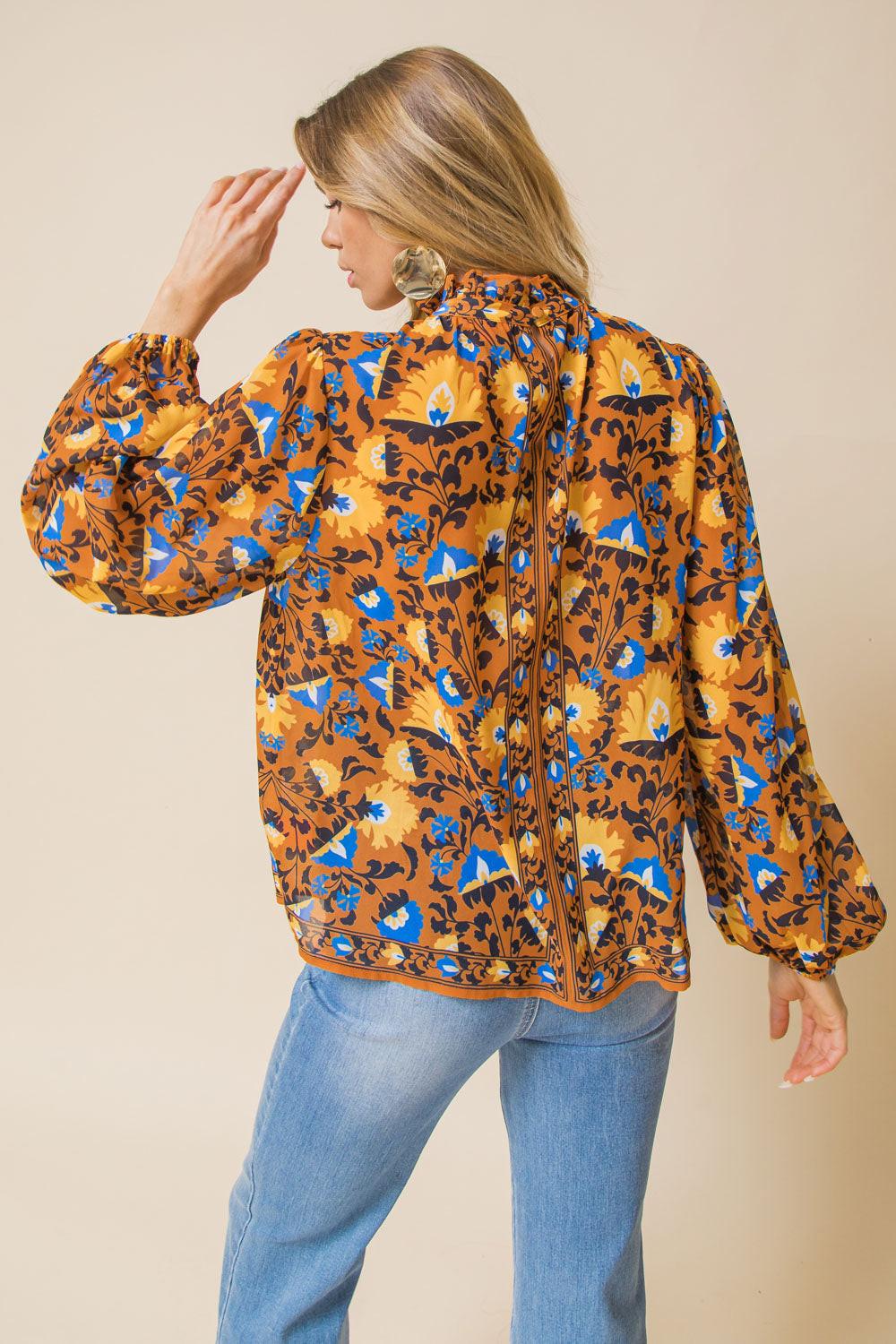 OVERTHINKING IT WOVEN TOP.