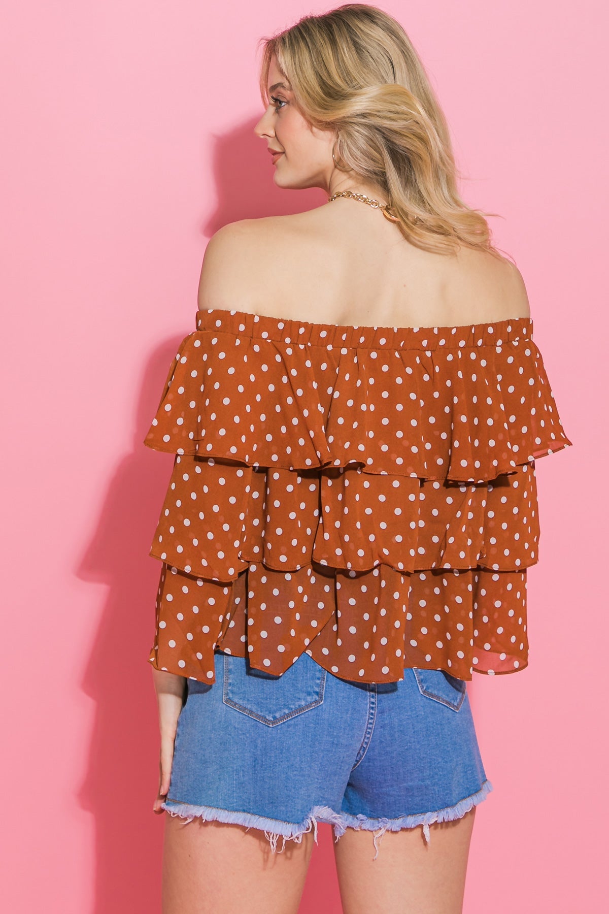 BEGIN AGAIN WOVEN TOP