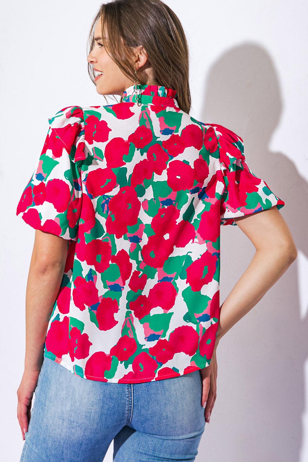 I CAN WAIT FOREVER WOVEN TOP.