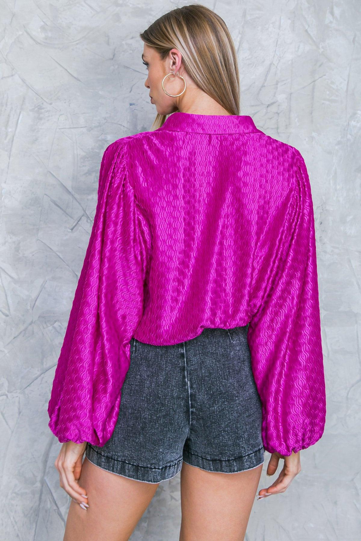 REGAL ROMANCE WOVEN TOP.