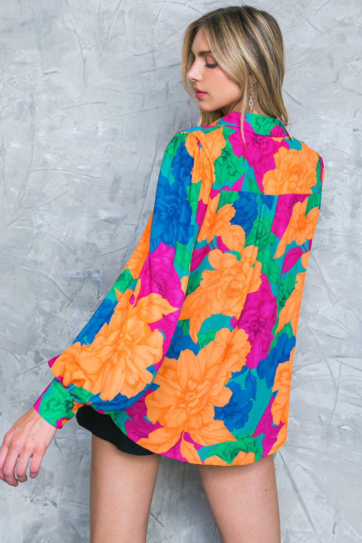 SOUL ON FIRE WOVEN TOP.