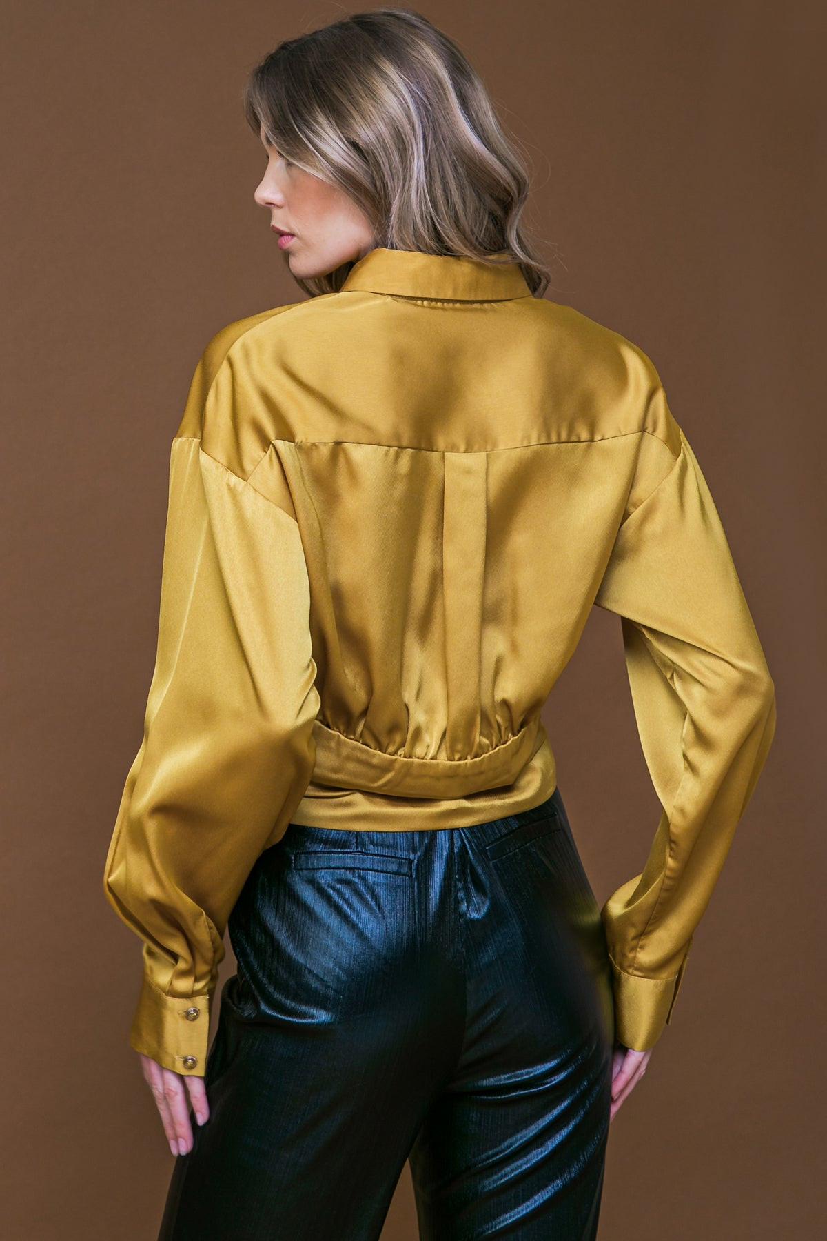ROMANTIC MOVES WOVEN TOP.