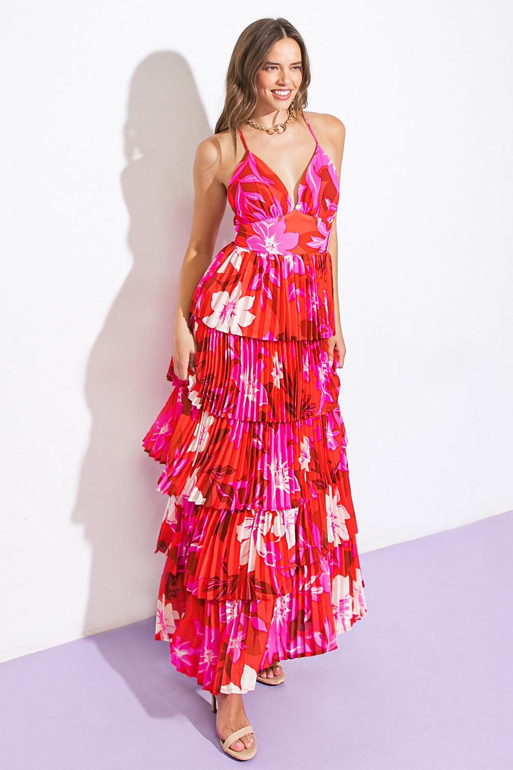 BEYOND AMAZING WOVEN MAXI DRESS.