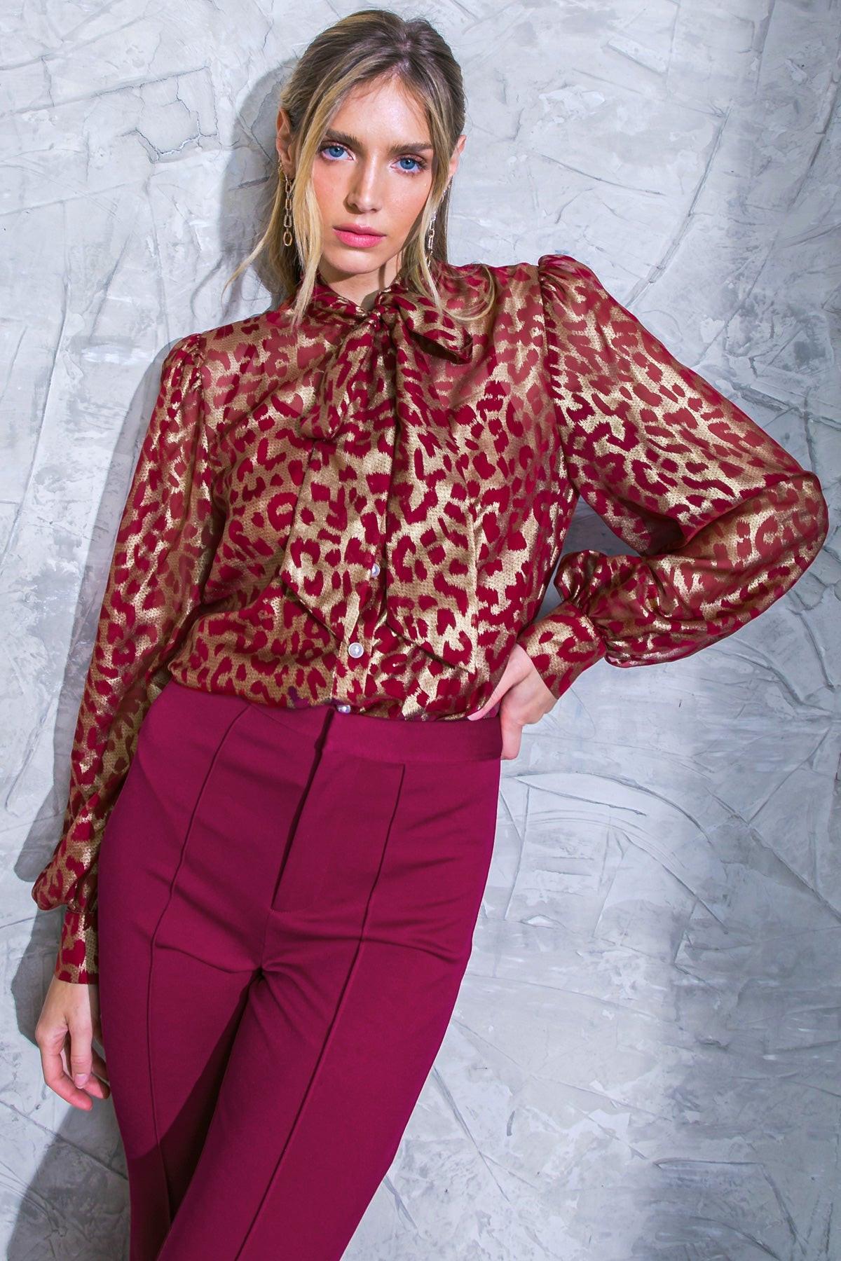 BEYOND COMPARE SEMI-SHEER TOP.