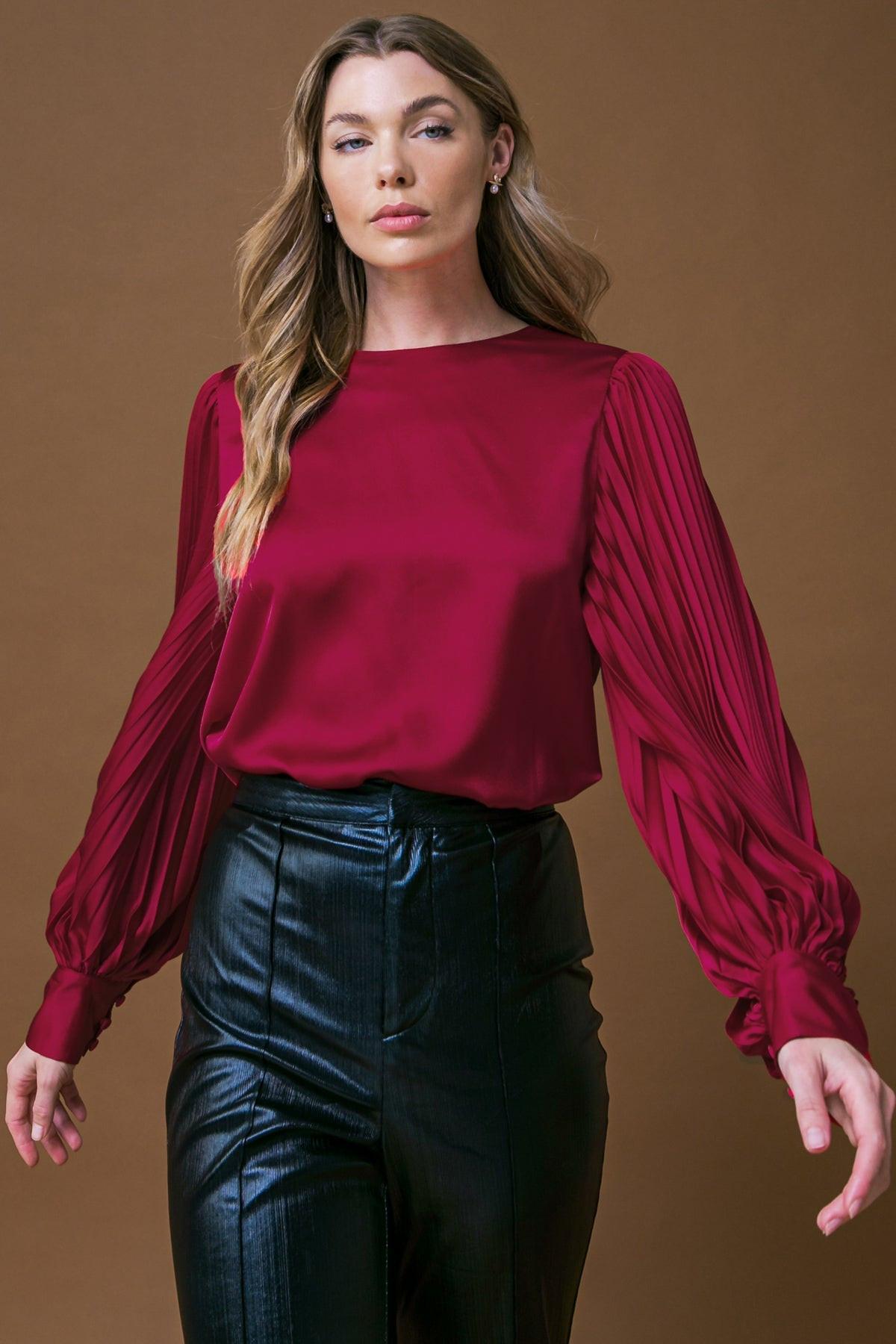 LIKE THE FIRST TIME WOVEN TOP.