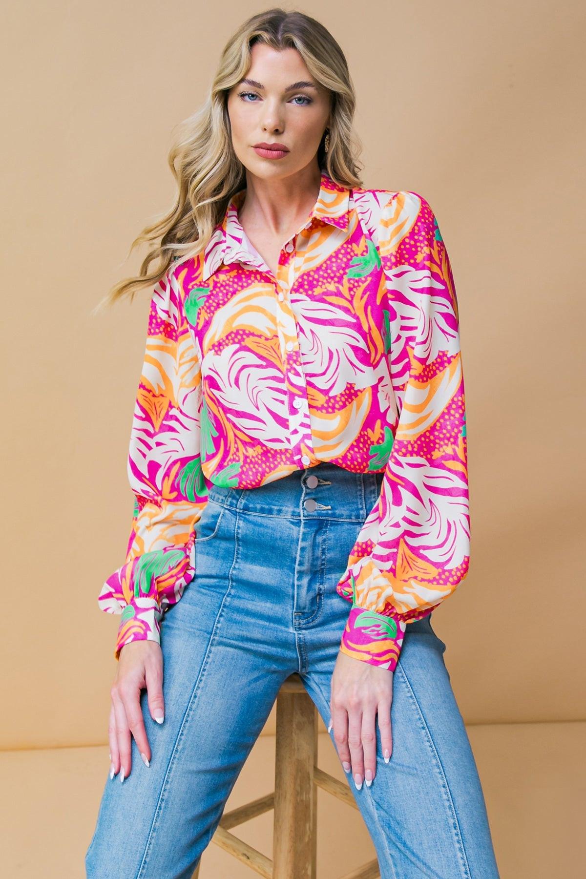 ESTEEMED MOMENT WOVEN TOP.