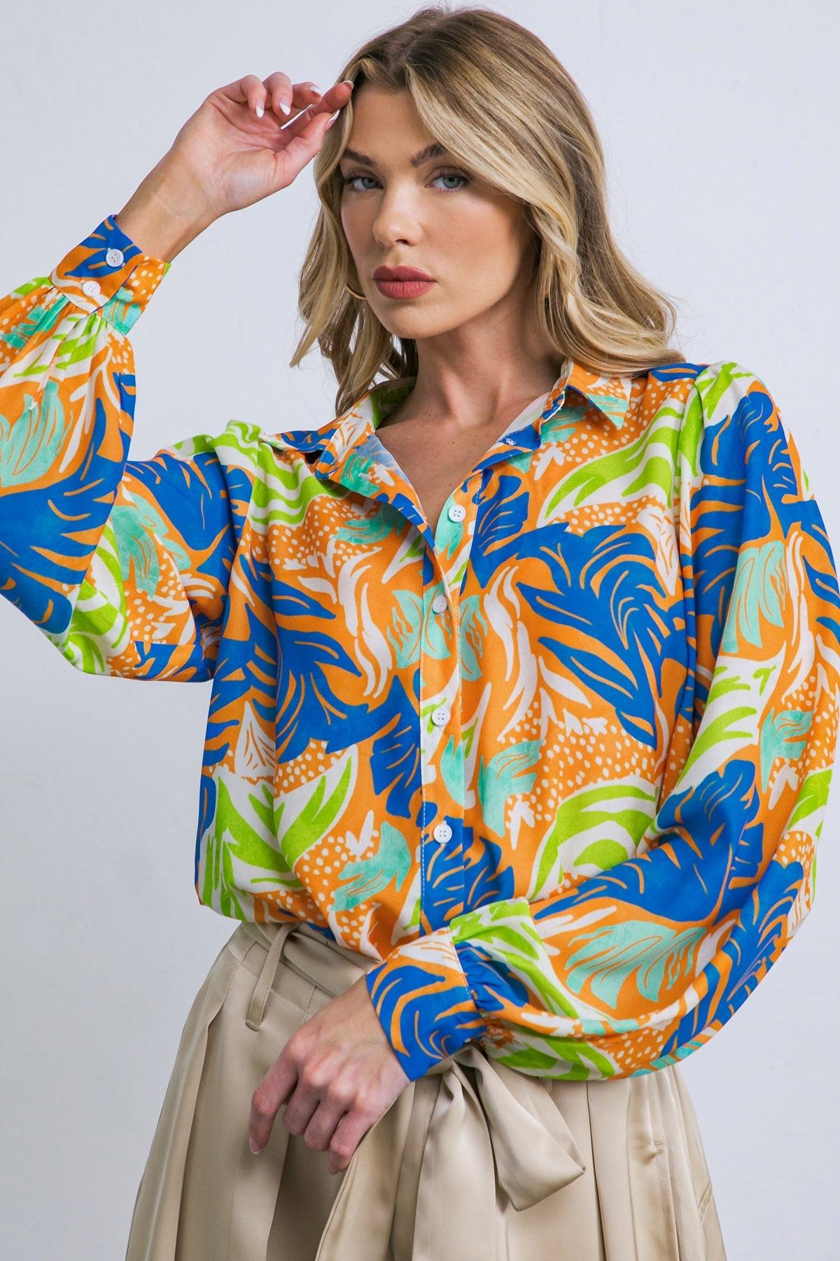 ESTEEMED MOMENT WOVEN TOP.